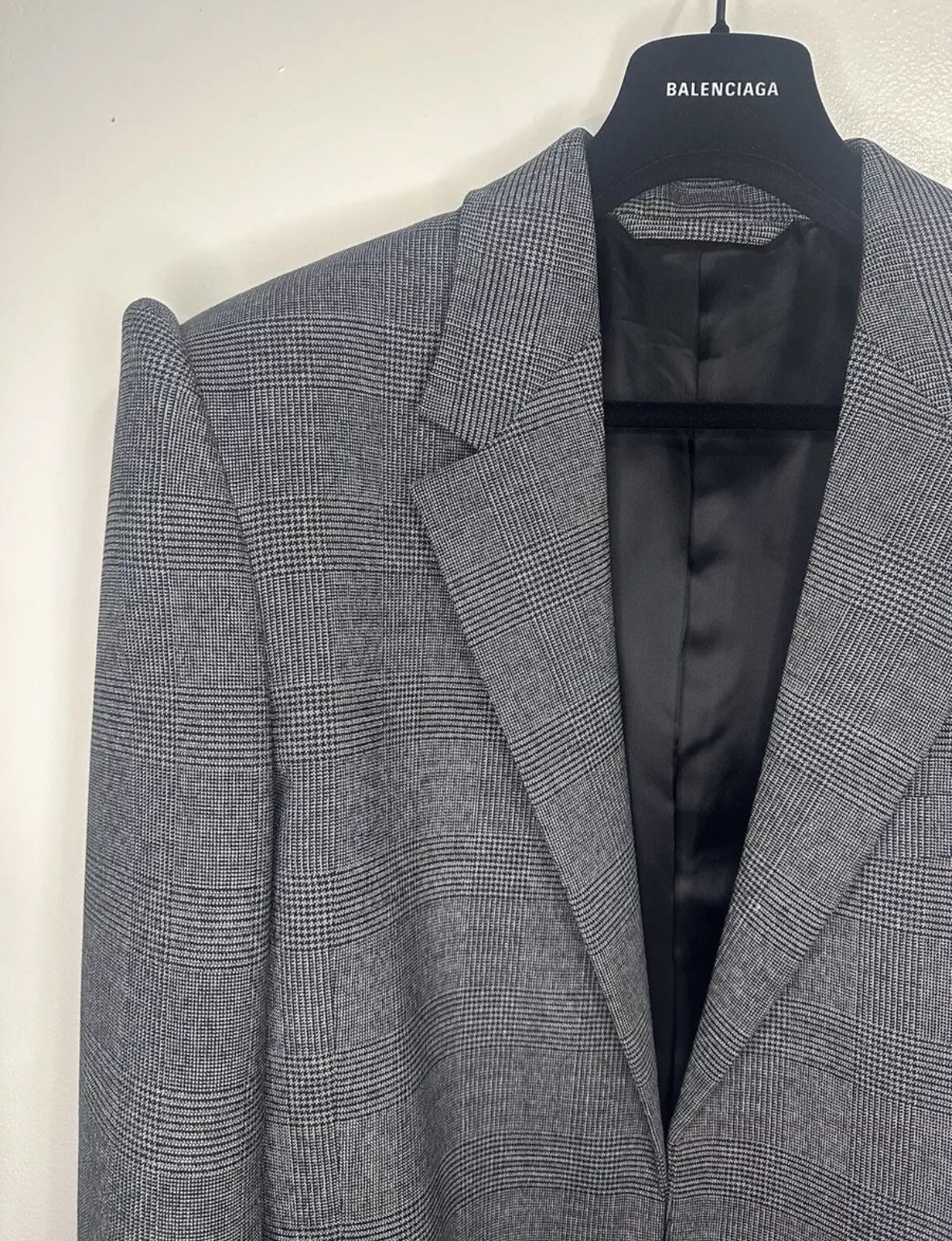 Balenciaga Balenciaga Suspended Shoulder Blazer Size 48R - 6 Thumbnail