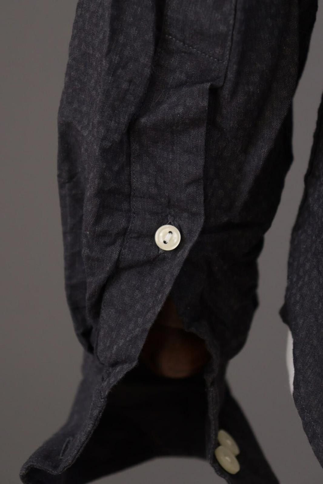 Eton Eton Slim Fit Black Dotted Button Down Shirt Size 38 S Size US M / EU 48-50 / 2 - 11 Thumbnail