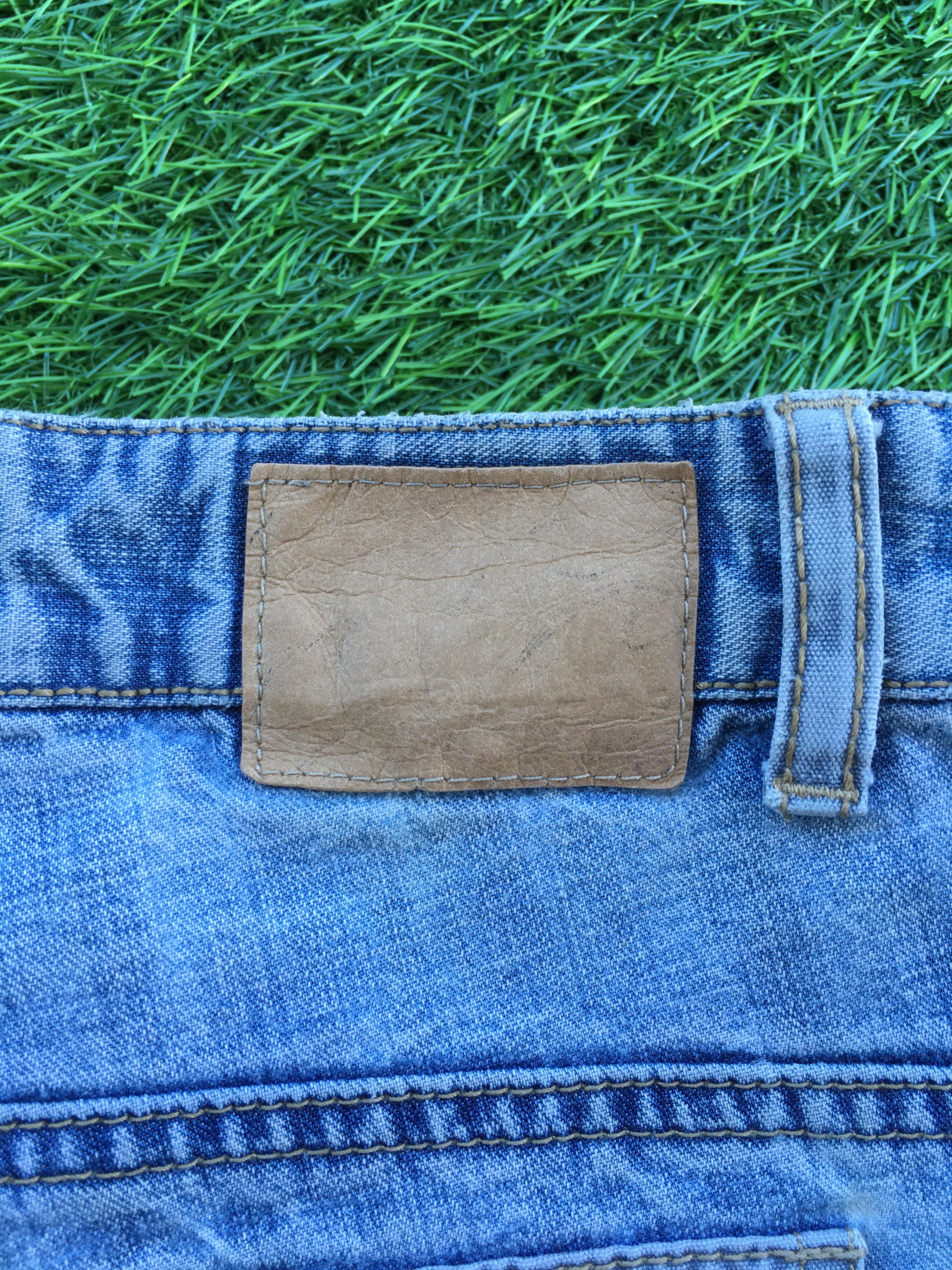 Japanese Brand Low Waist Flared Wide Leg Jeans D-1019 Size 28" / US 6 / IT 42 - 10 Thumbnail