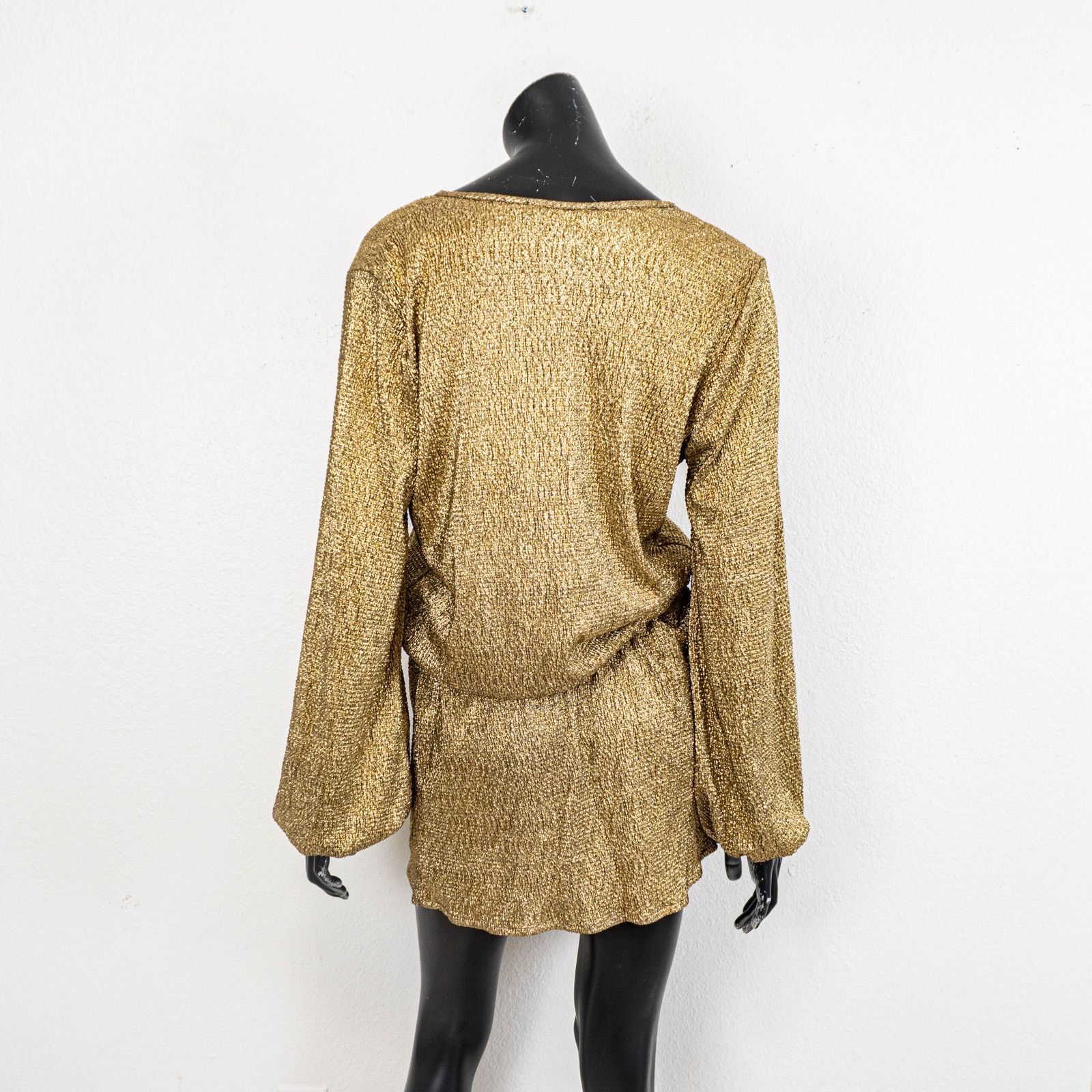 ALEXIS ALEXIS Gold Sparkle Metallic Cocktail dress size Medium Size M / US 6-8 / IT 42-44 - 4 Thumbnail