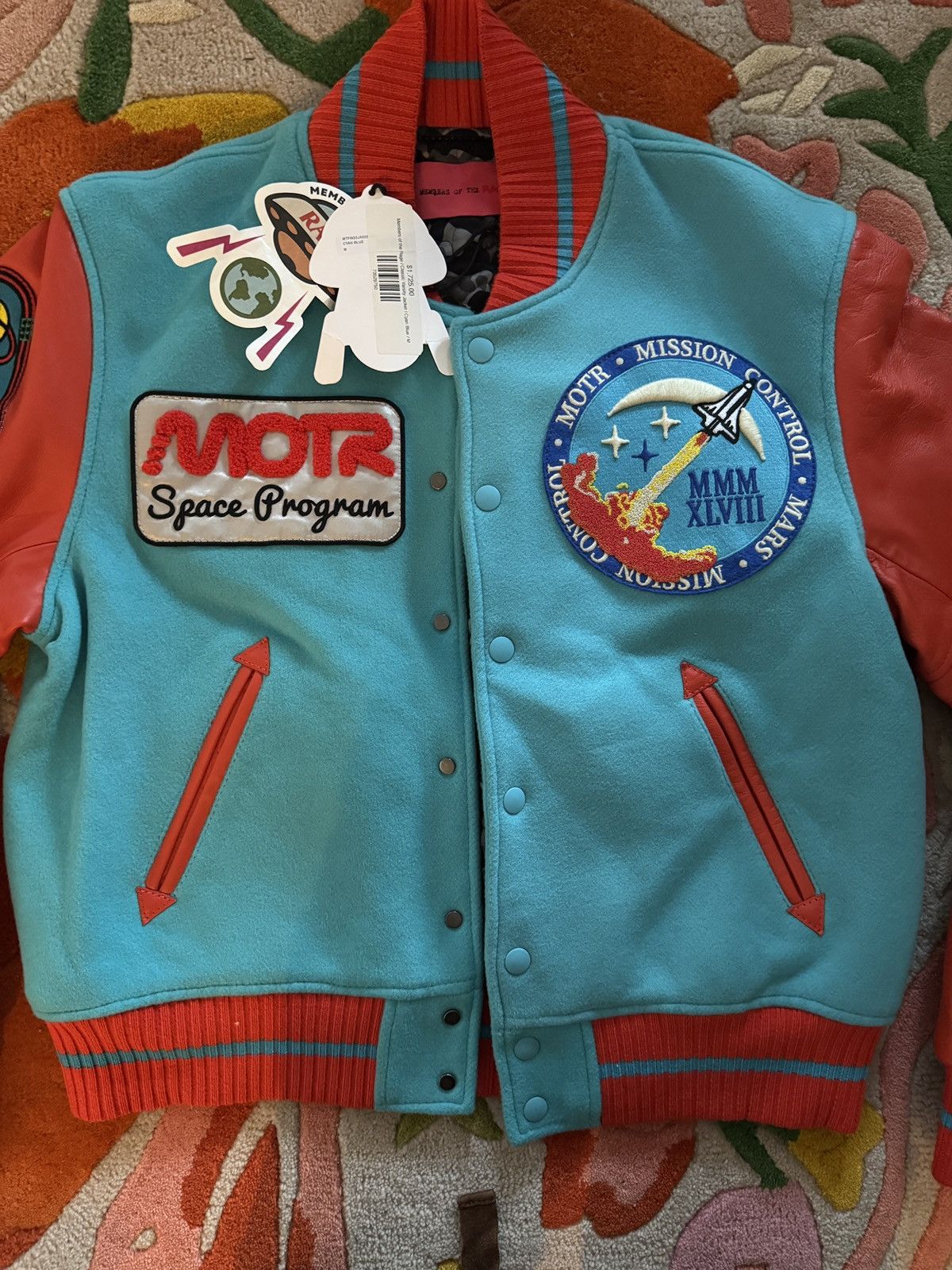 Other Members of the Rage Classic Varsity Jacket in Cyan Blue Size US M / EU 48-50 / 2 - 3 Thumbnail