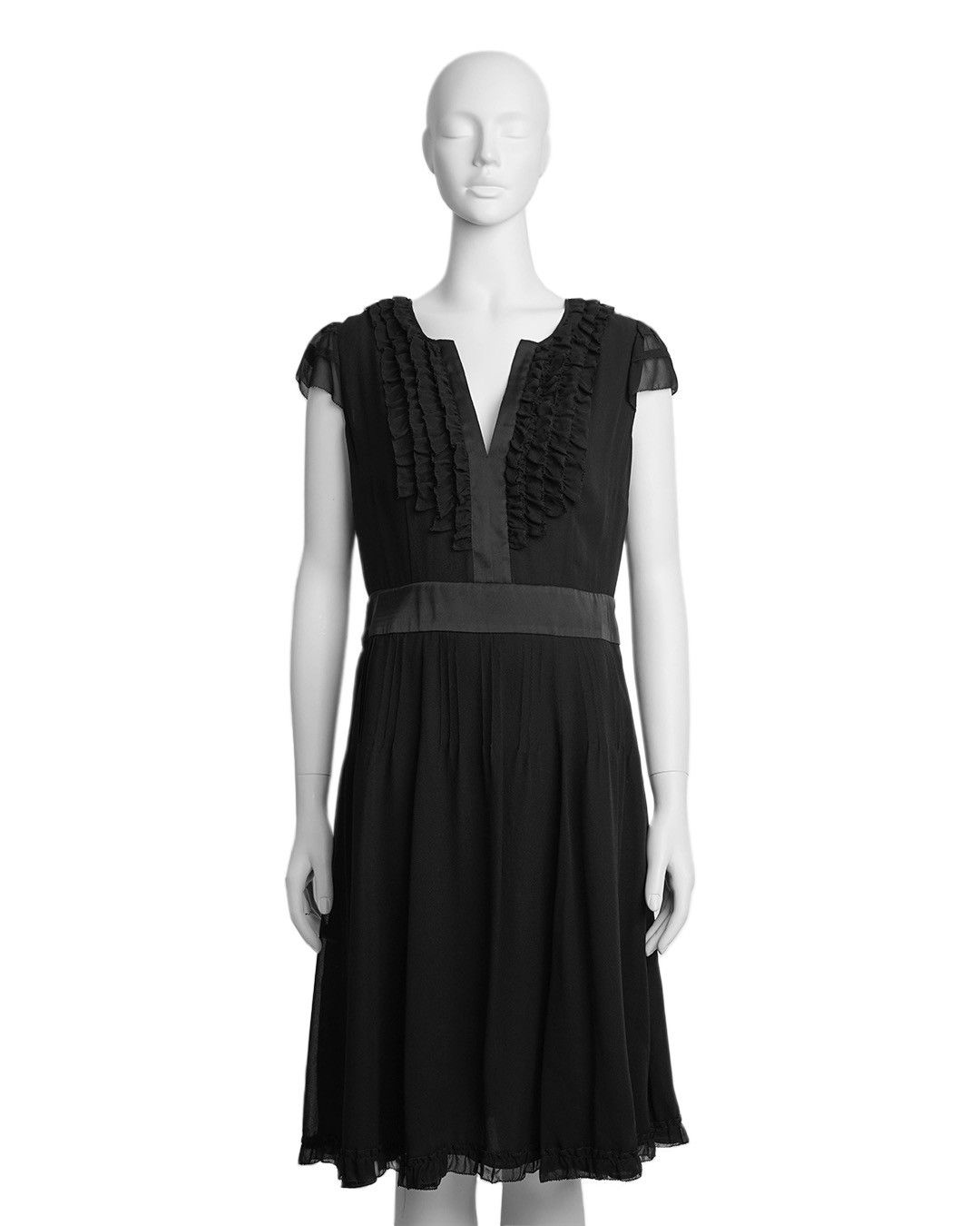 Emporio Armani Emporio Armani Silk Dress Size L / US 10 / IT 46 - 1 Thumbnail
