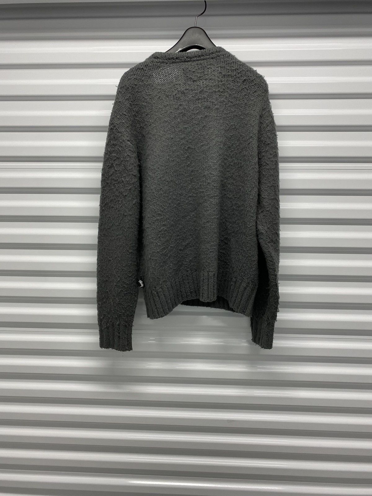 Stussy Stussy Shaggy Cardigan Grey - Medium Size US M / EU 48-50 / 2 - 2 Thumbnail
