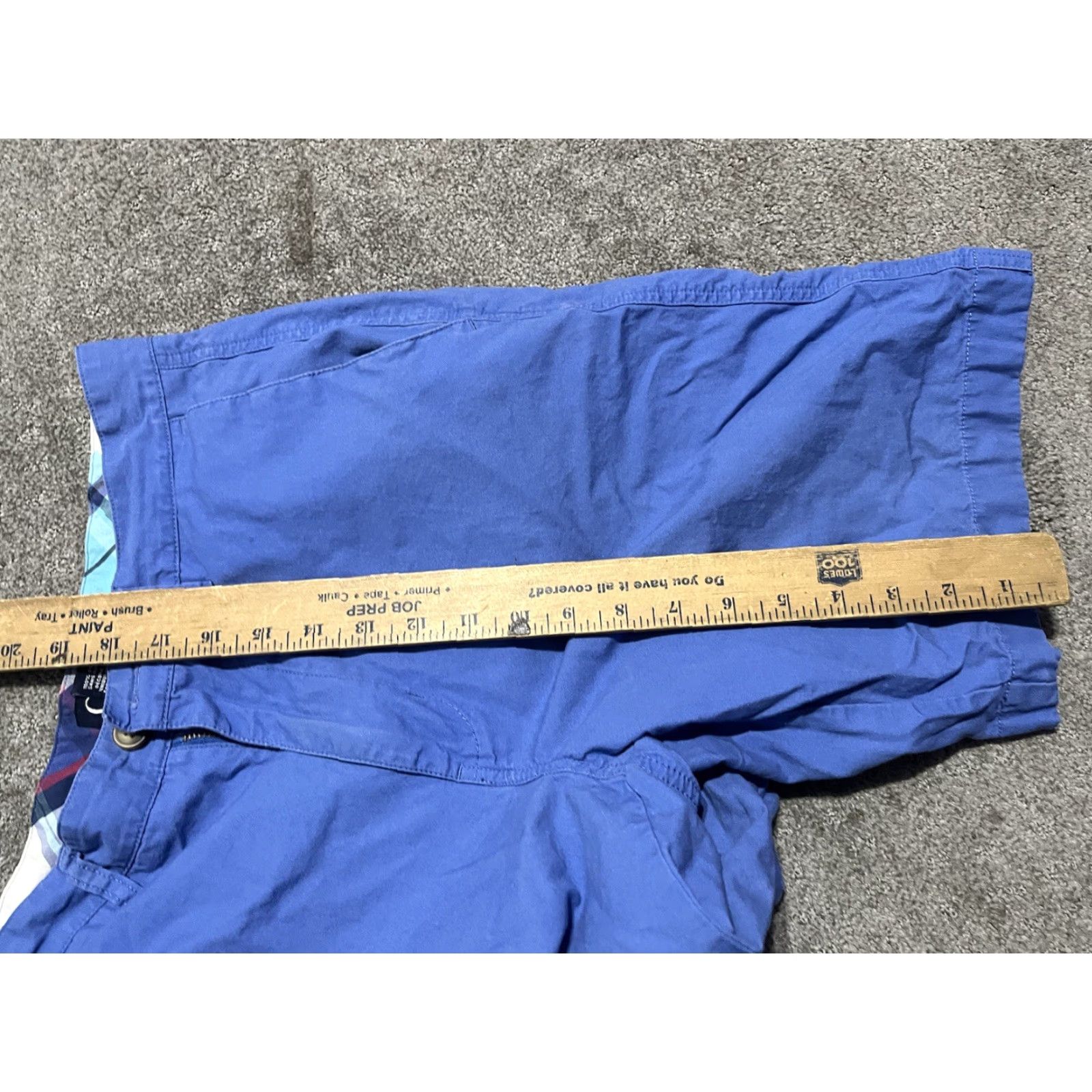 Ralph Lauren VINTAGE Chaps Ralph Lauren Chino Shorts Mens 30 Blue Flat Front Twill 7" Inseam Classic Belt Loops Size US 30 / EU 46 - 5 Thumbnail