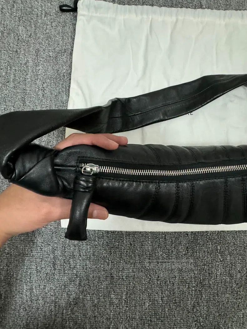 Lemaire LEMAIRE Small Black Lamb Leather Horn Bag Size ONE SIZE - 5 Thumbnail