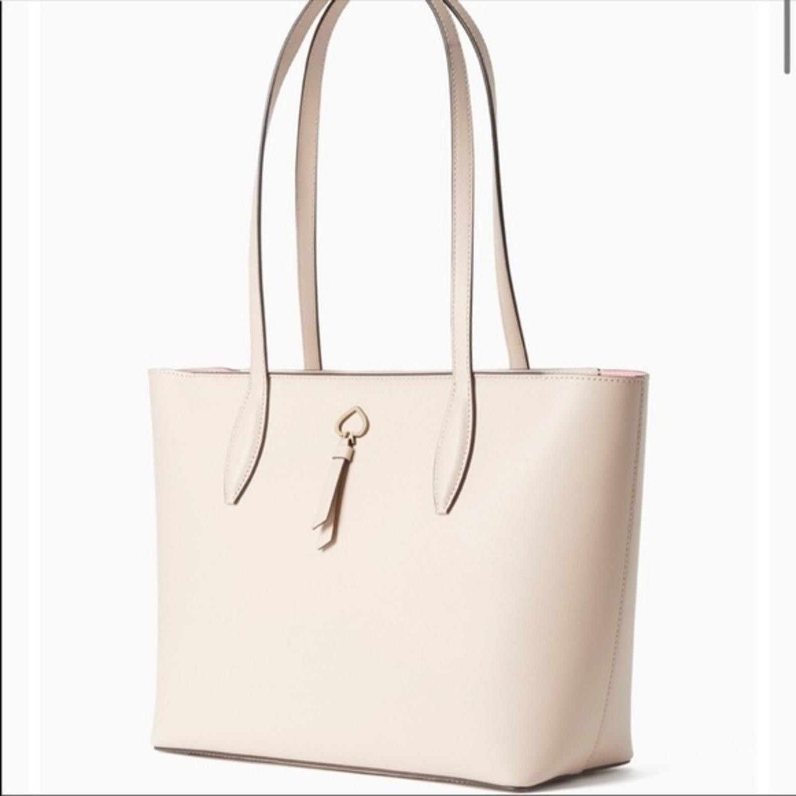 Kate Spade Kate Spade Cream Leather Tote Bag Size ONE SIZE - 1 Thumbnail