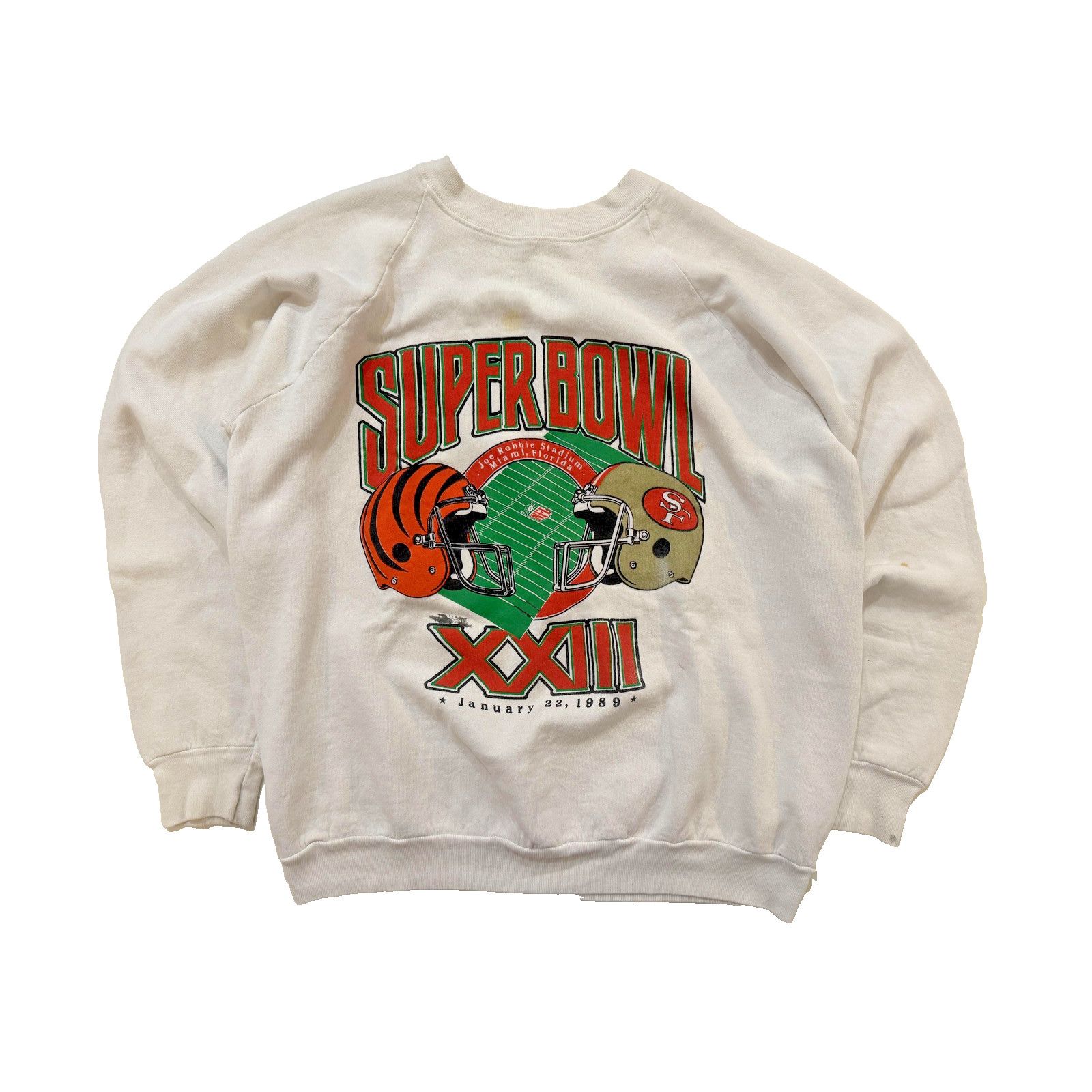 Fruit Of The Loom Vintage San Francisco 49ers Mens XL Super Bowl XXIII NFL 80s Size US XL / EU 56 / 4 - 1 Thumbnail