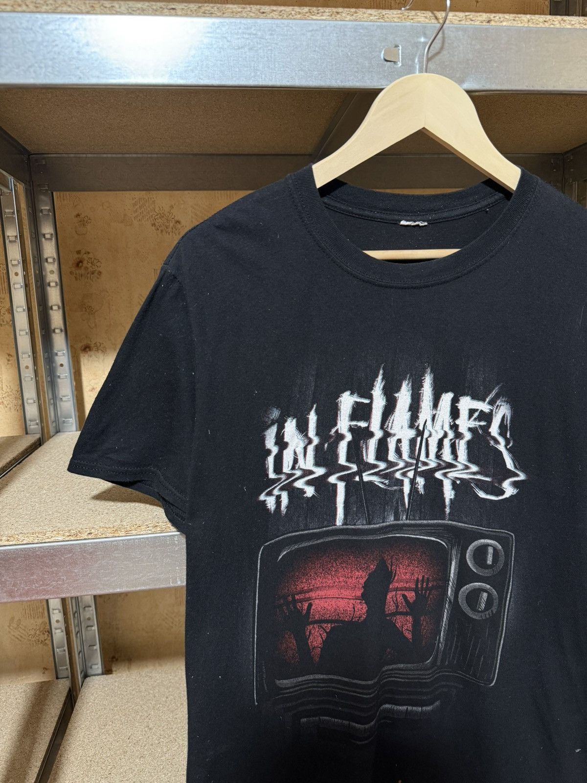 Band Tees × Vintage Vintage 2000’s In Flames Rock Band Retro T-Shirt Y2K Hype Size US M / EU 48-50 / 2 - 3 Thumbnail
