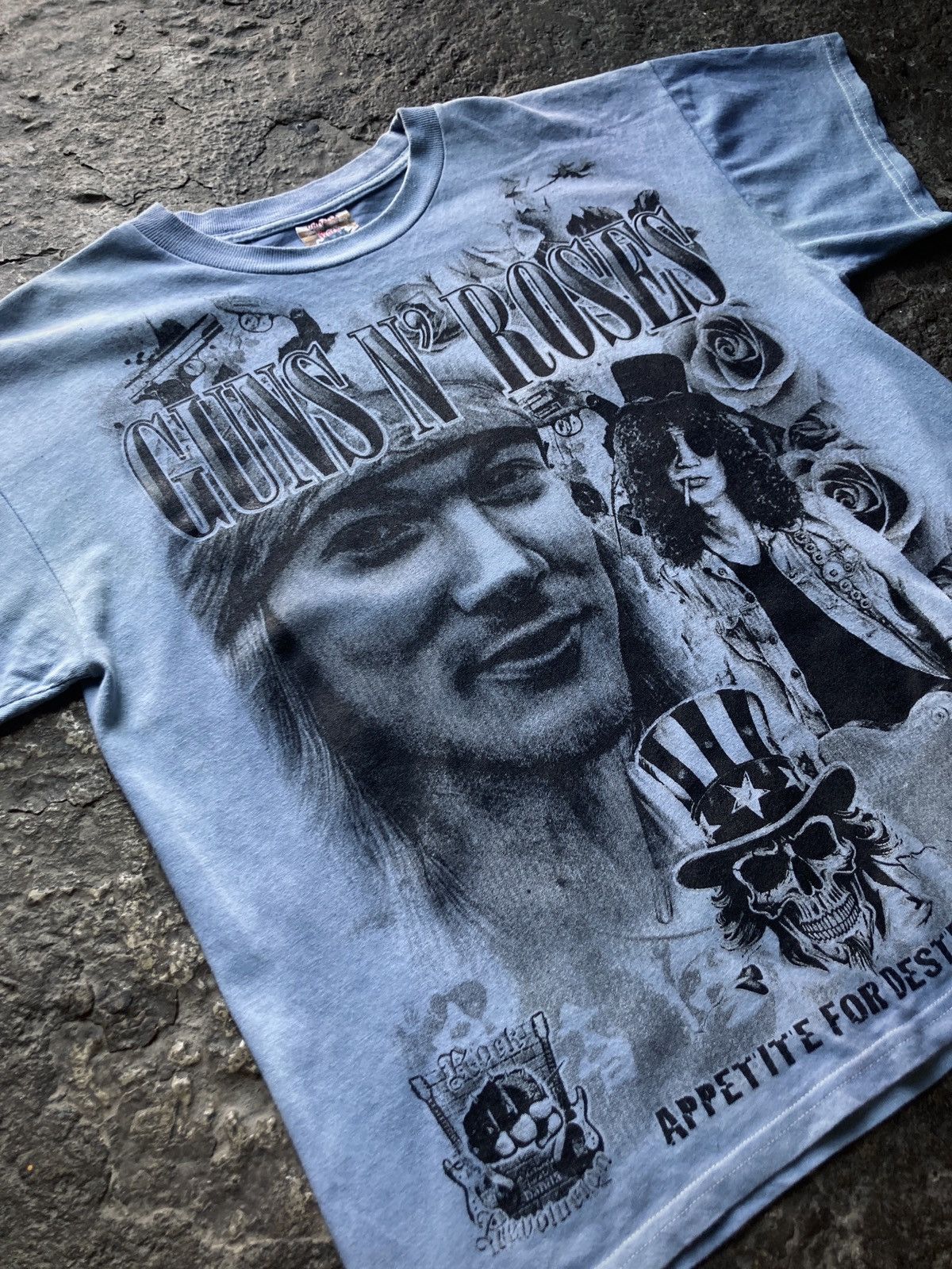 Band Tees × Guns N' Roses × Vintage Vintage 90s Guns & Roses Mexican Bootleg Big Print Size US L / EU 52-54 / 3 - 8 Thumbnail