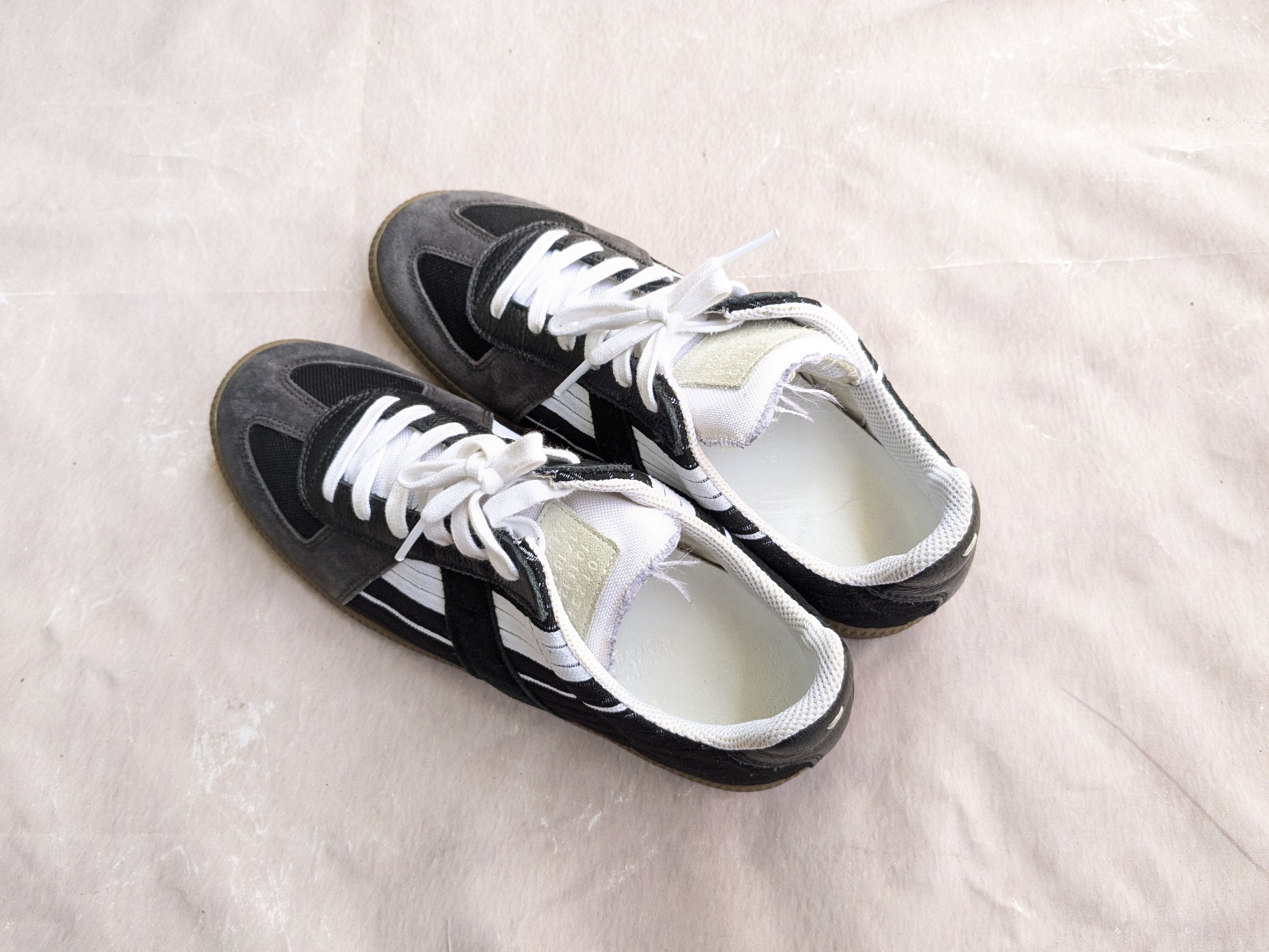Maison Margiela Maison Margiela GAT Replica Gray Black 7.5 40.5 Low Suede Size US 7.5 / EU 40-41 - 12 Thumbnail