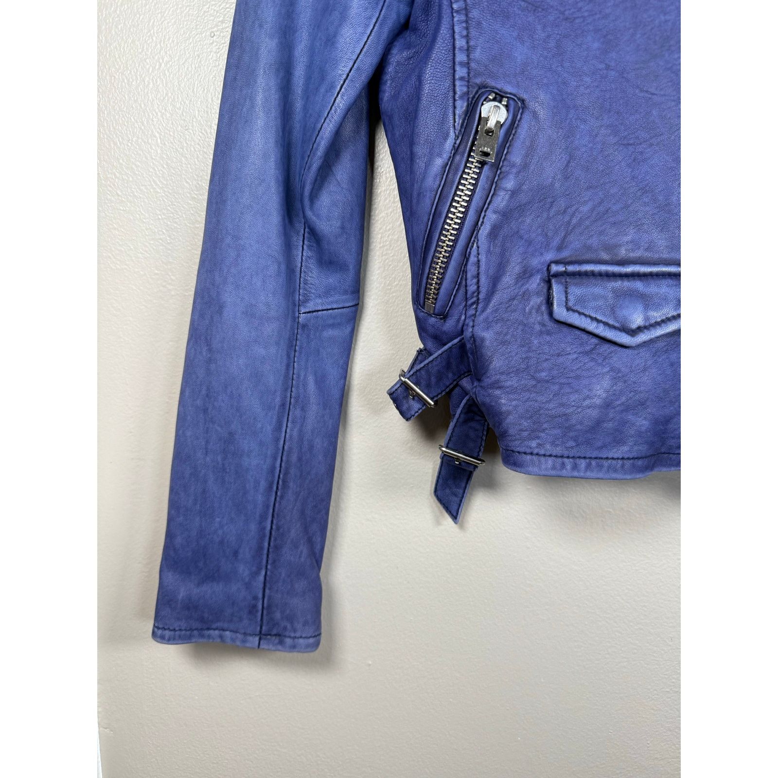 Iro IRO Ashville Lambskin Leather Jacket $1200 size 36/4 US Size S / US 4 / IT 40 - 7 Thumbnail