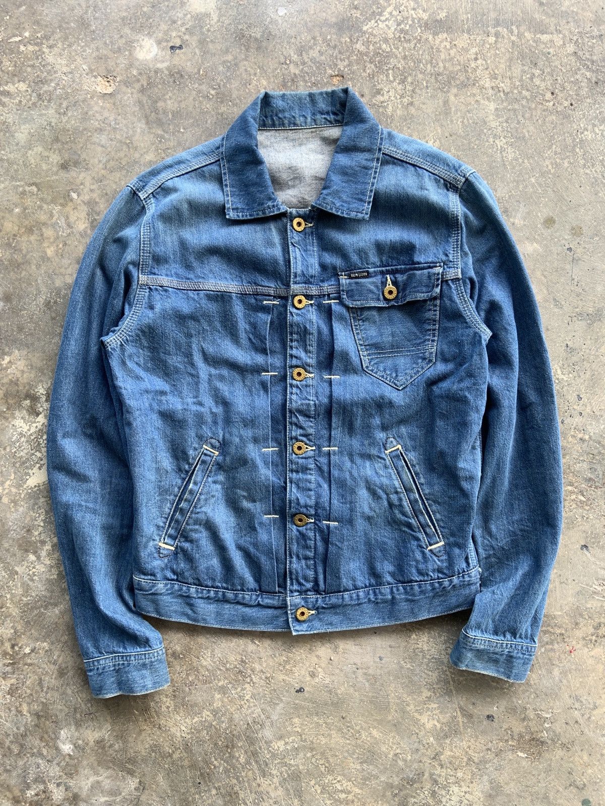 Polo Ralph Lauren Spring 2007 Polo Ralph Lauren Stadium Bear Blue Denim Jacket Size US M / EU 48-50 / 2 - 1 Thumbnail