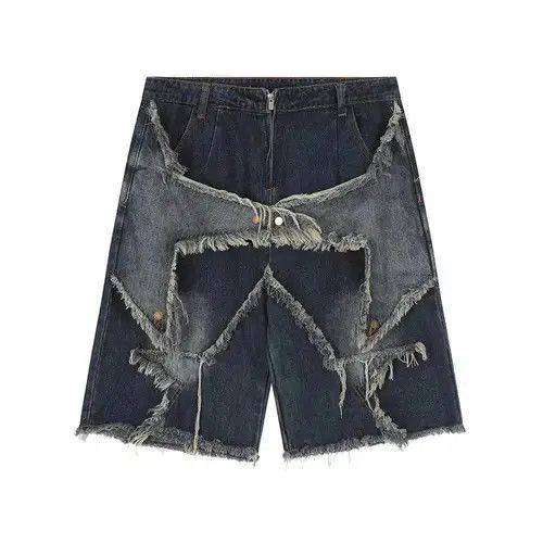 Other American Star Embroidery Jean Shorts Size US 32 / EU 48 - 7 Thumbnail