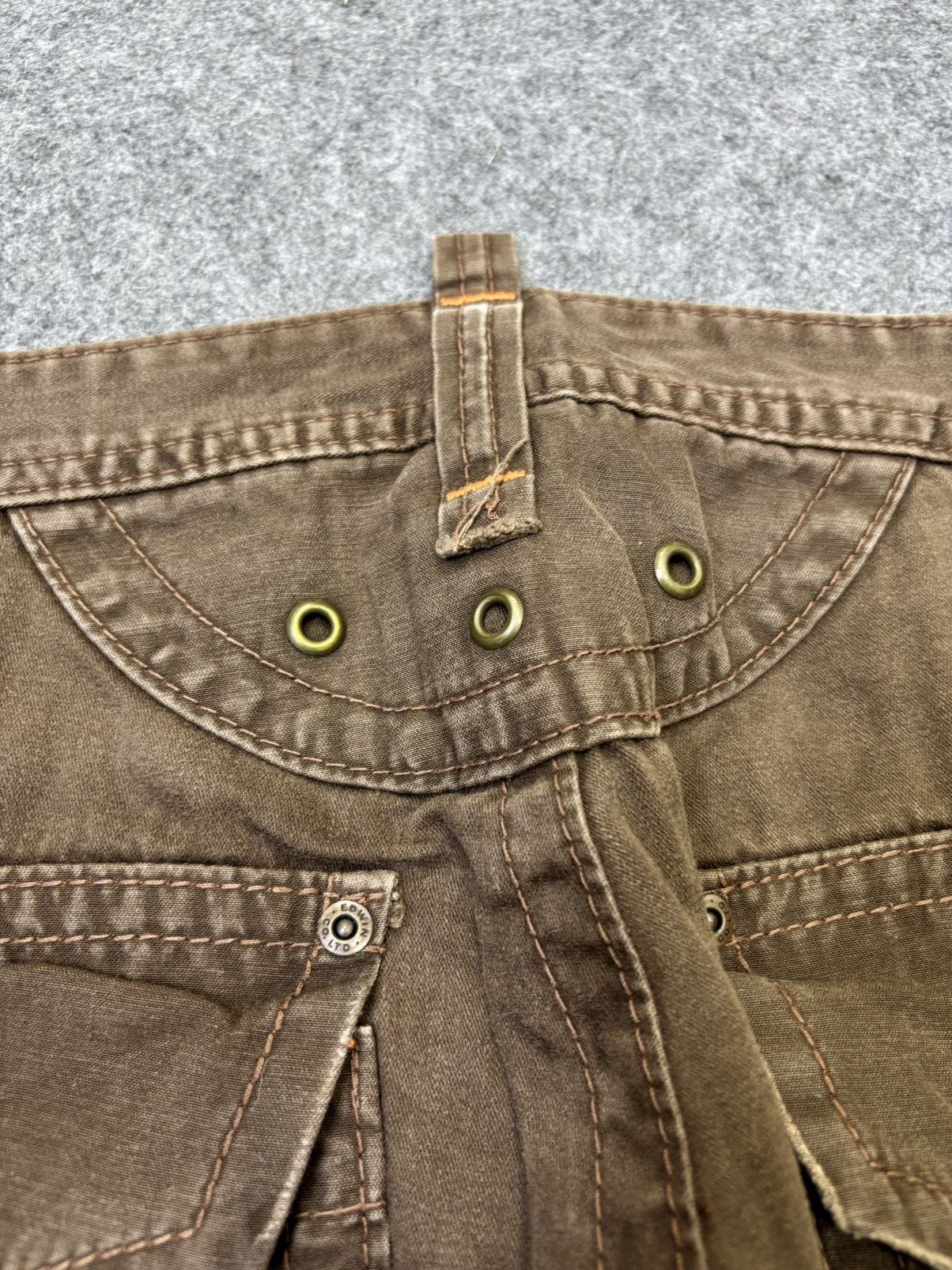 Edwin 💥FLARE💥EDWIN Multipockets Street Cropped Cargo Pant F784 Size US 34 / EU 50 - 11 Thumbnail