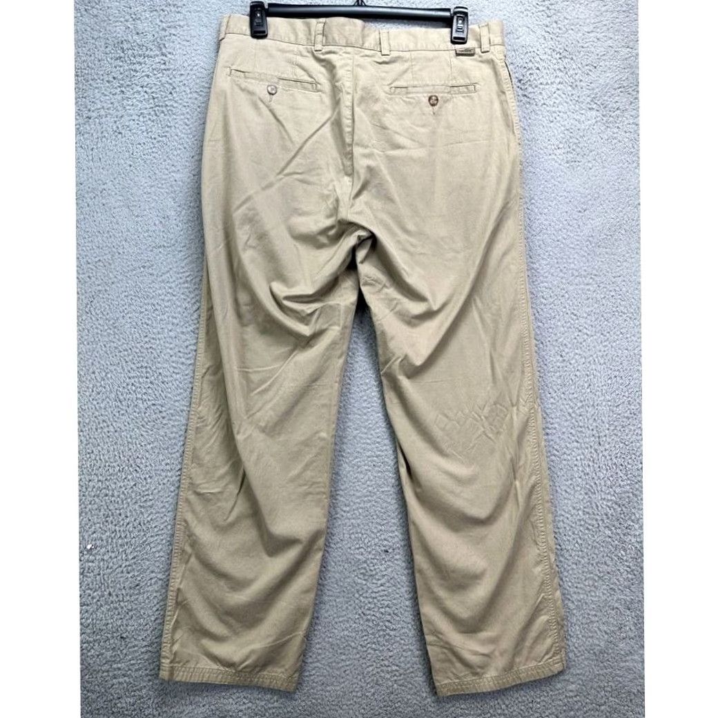 Lacoste Lacoste Khaki Pants Mens 46 Tan Chino Straight Leg Flat Front Pockets Casual Preppy Size US 30 / EU 46 - 2 Thumbnail
