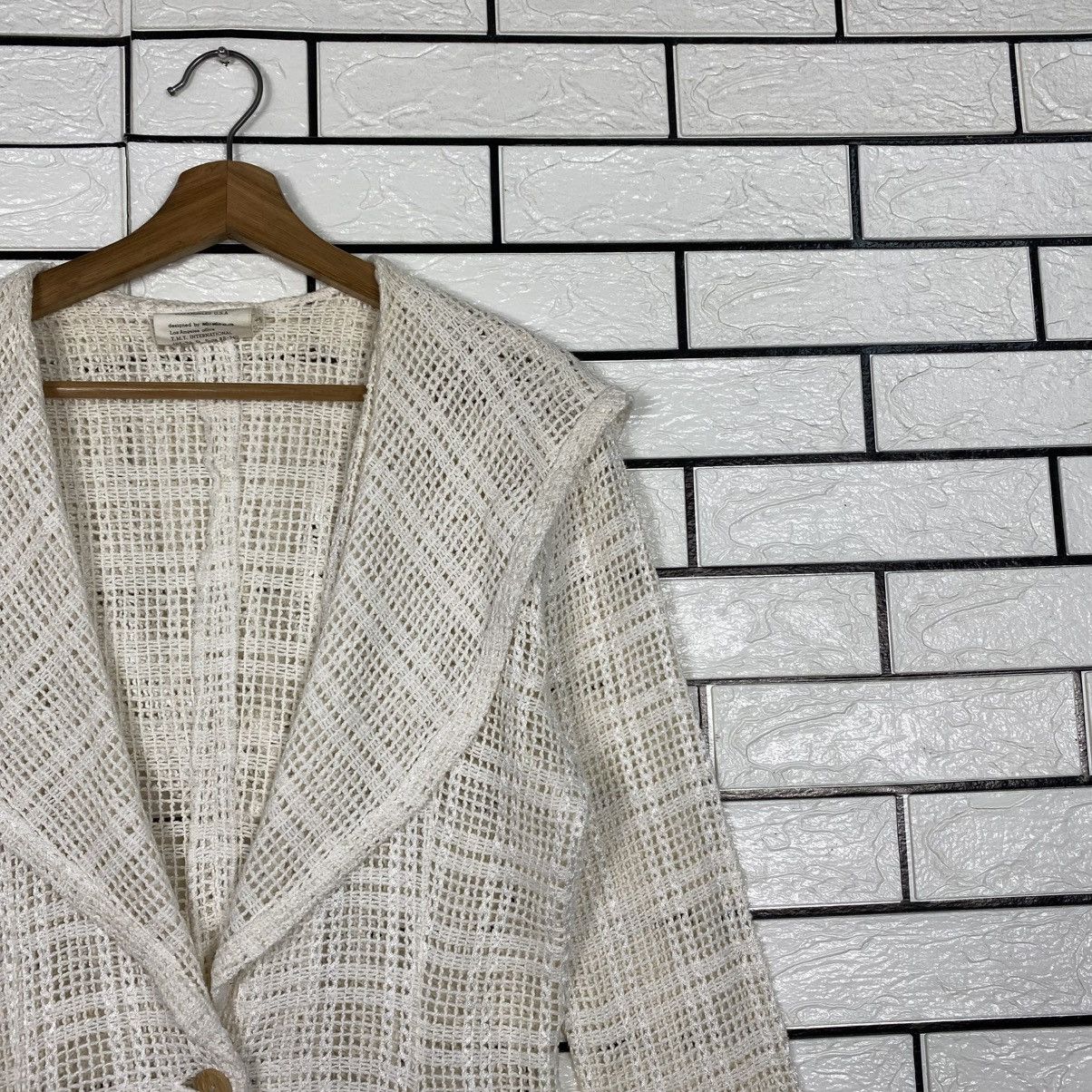 Japanese Brand Hollywood Movie Knit Net Button Sweater Issey Miyake Size US M / EU 48-50 / 2 - 7 Thumbnail