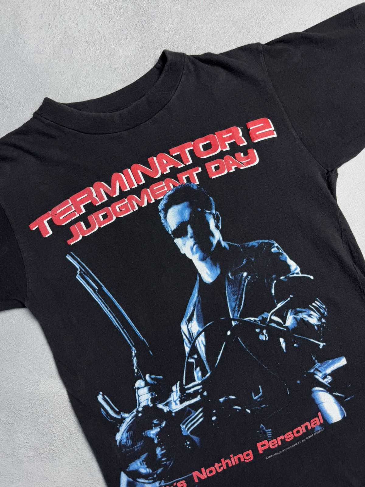 Other Vintage 1991 Terminator 2 Judgement Day Cult Movie T-Shirt Size US XS / EU 42 / 0 - 3 Thumbnail