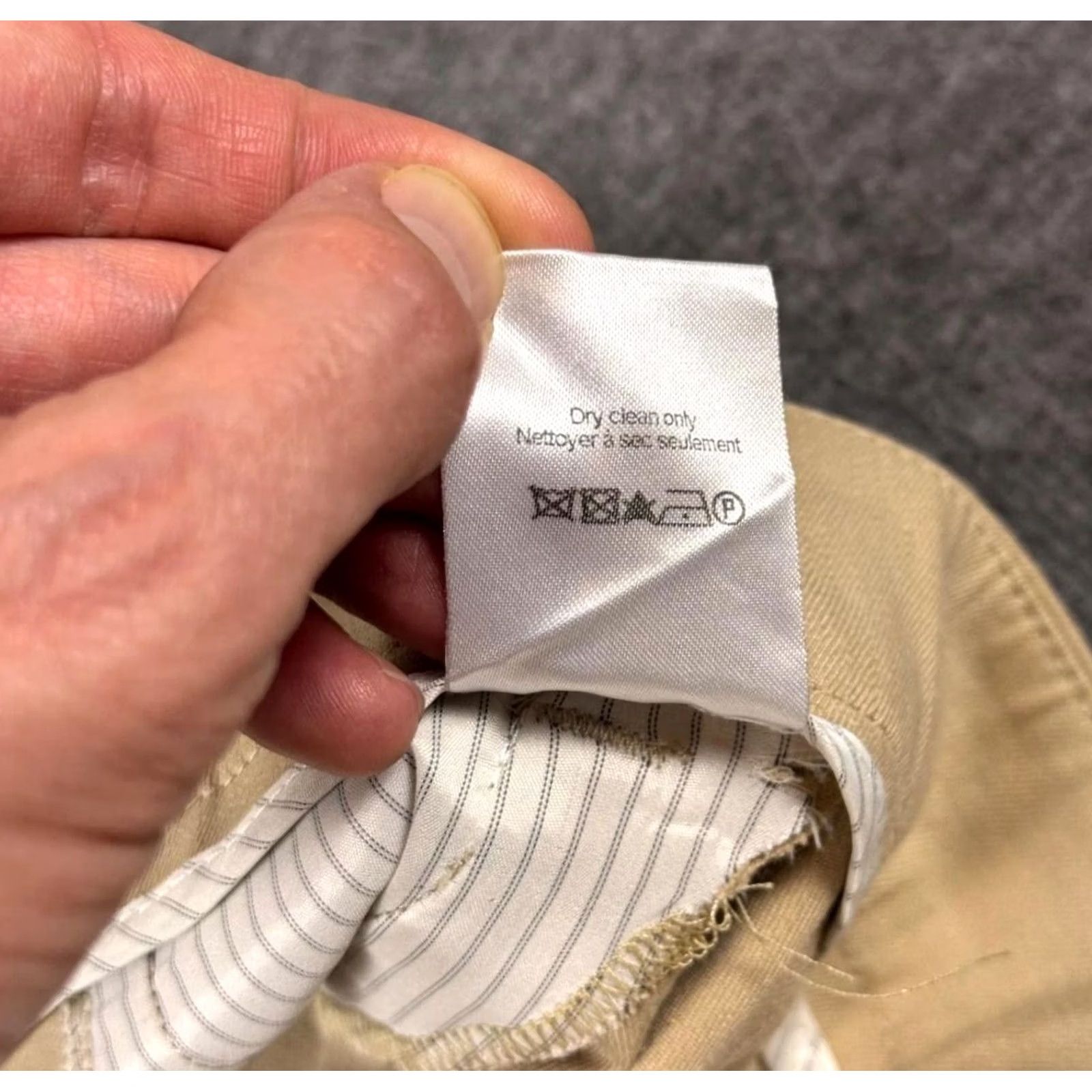 Veronica Beard Veronica Beard Pants Womens 4 Beige Linen Blend Snap Hem Buttons Straight Leg - Best Quality Size 27" / US 4 / IT 40 - 7 Thumbnail