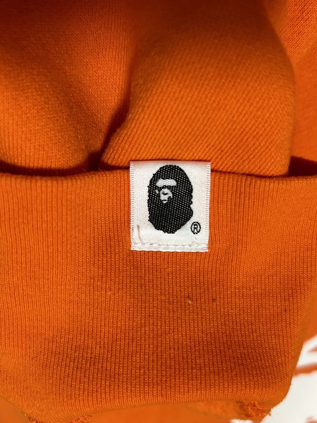 Bape Bape Orange Pirate Cross Bone Zip Hoodie Size US XL / EU 56 / 4 - 7 Thumbnail