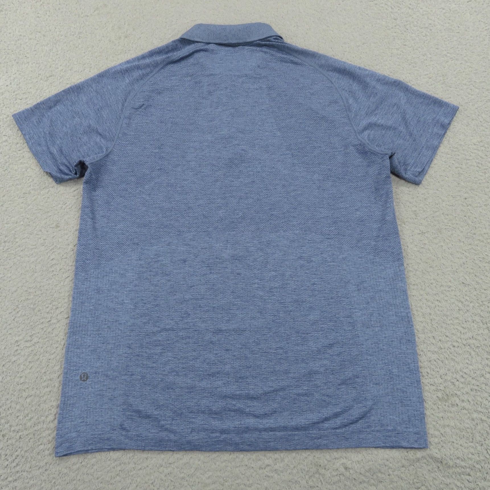 Lululemon Lululemon Polo Mens Large Blue Metal Vent Tech Shirt Collared Performance Size US L / EU 52-54 / 3 - 6 Thumbnail