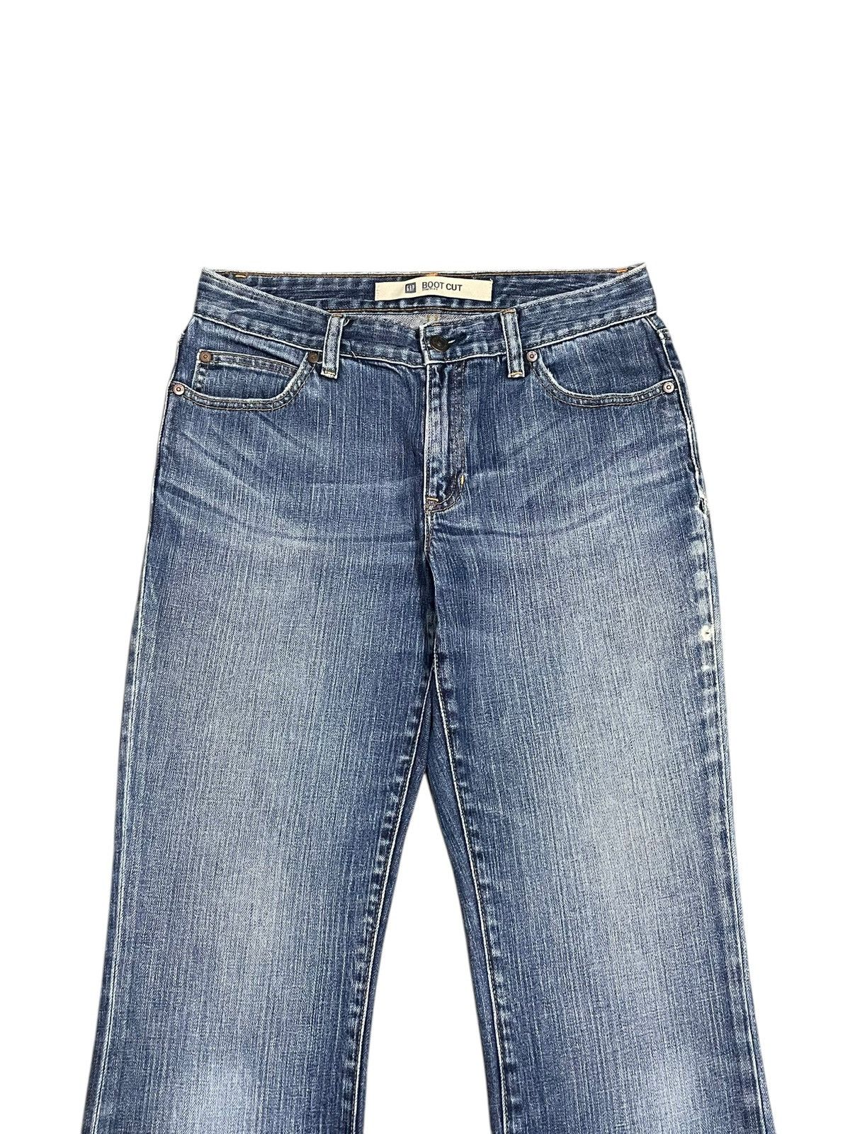 Gap × Yeezy Vintage Y2K Gap Bootcut Strech Denim Blue Washed Jeans Size 30" / US 8 / IT 44 - 3 Thumbnail