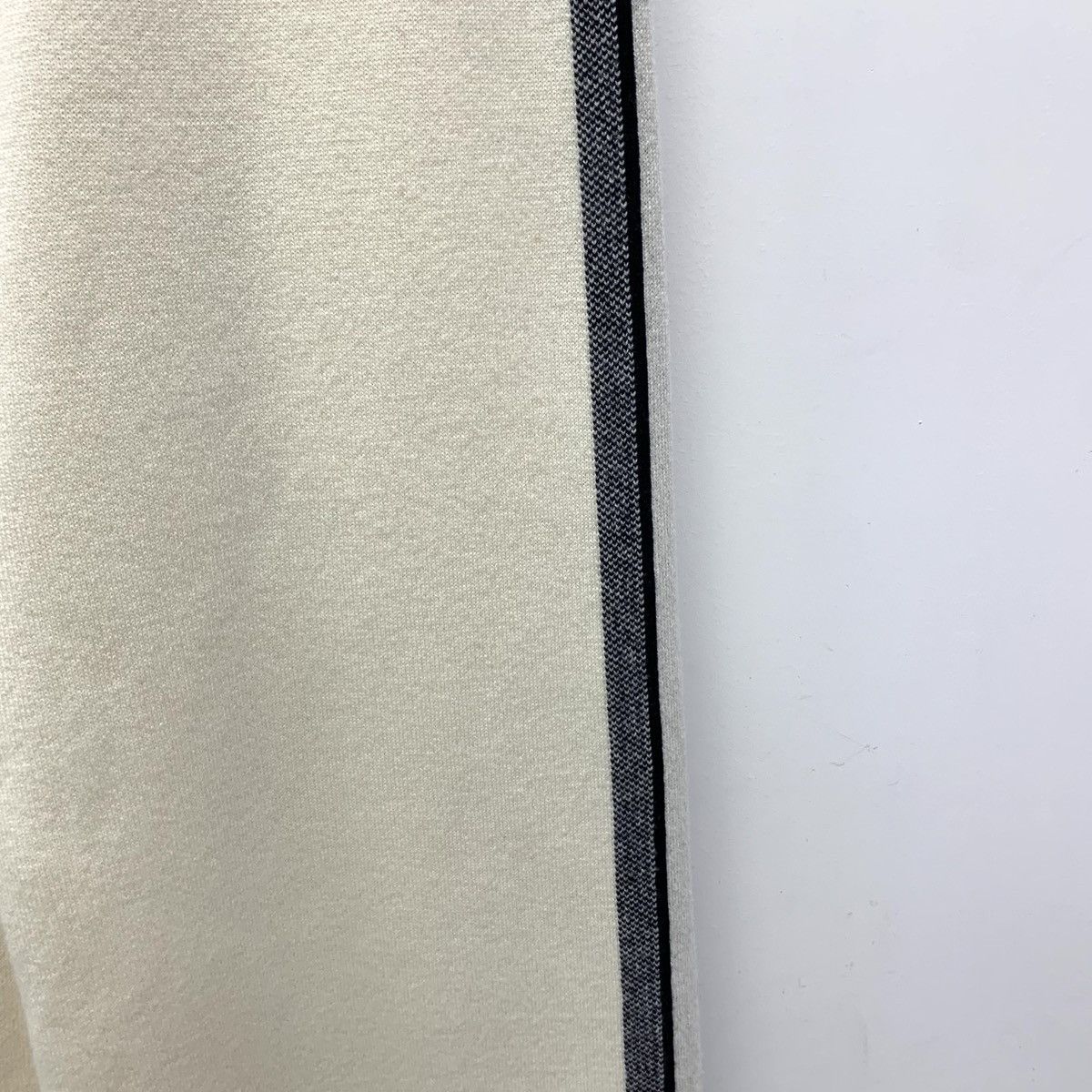 Dior Christian Dior Beige Striped Wide-Leg Casual Pants K26WX Size 25" / US 0 / IT 36 - 4 Thumbnail