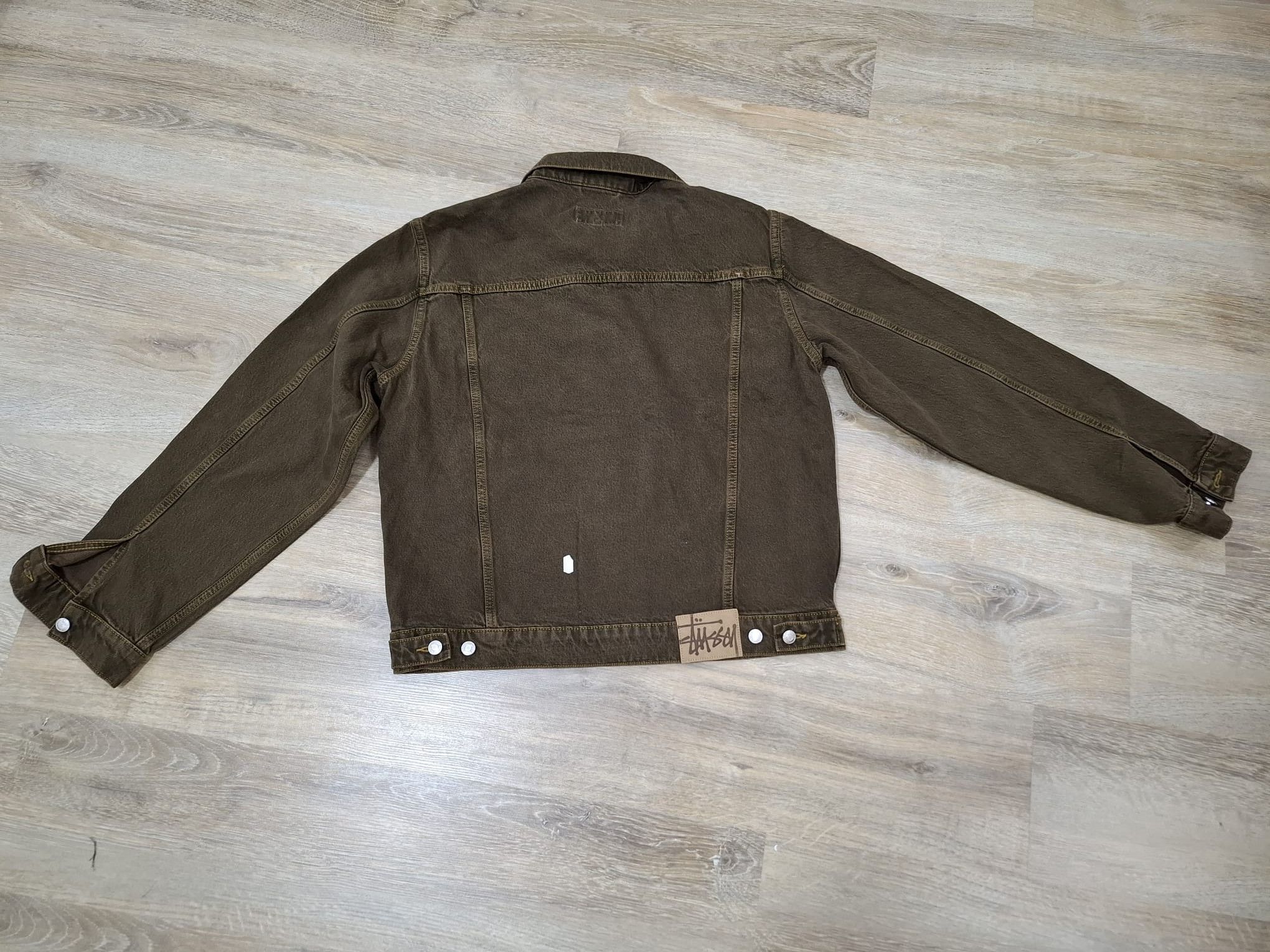 Stussy Trucker Denim Jacket in Mushroom Size US L / EU 52-54 / 3 - 17 Thumbnail