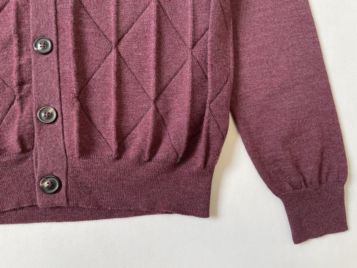 Maison Margiela A/W 12 Diamond Pattern Wool Cardigan Size US M / EU 48-50 / 2 - 11 Thumbnail
