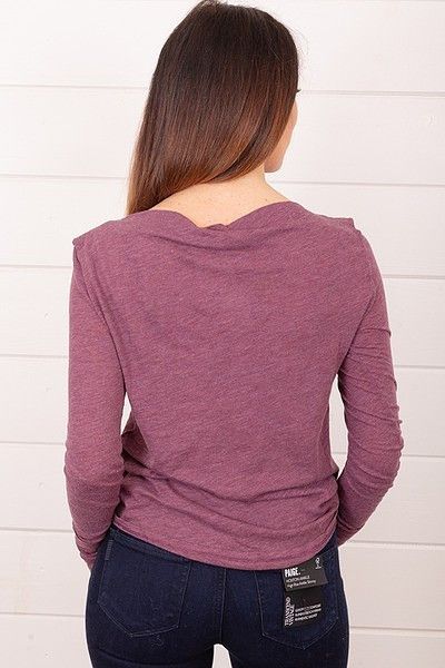 Free People Free People Kimmi Top in Fig Jam ( XS ) Size XS / US 0-2 / IT 36-38 - 2 Thumbnail