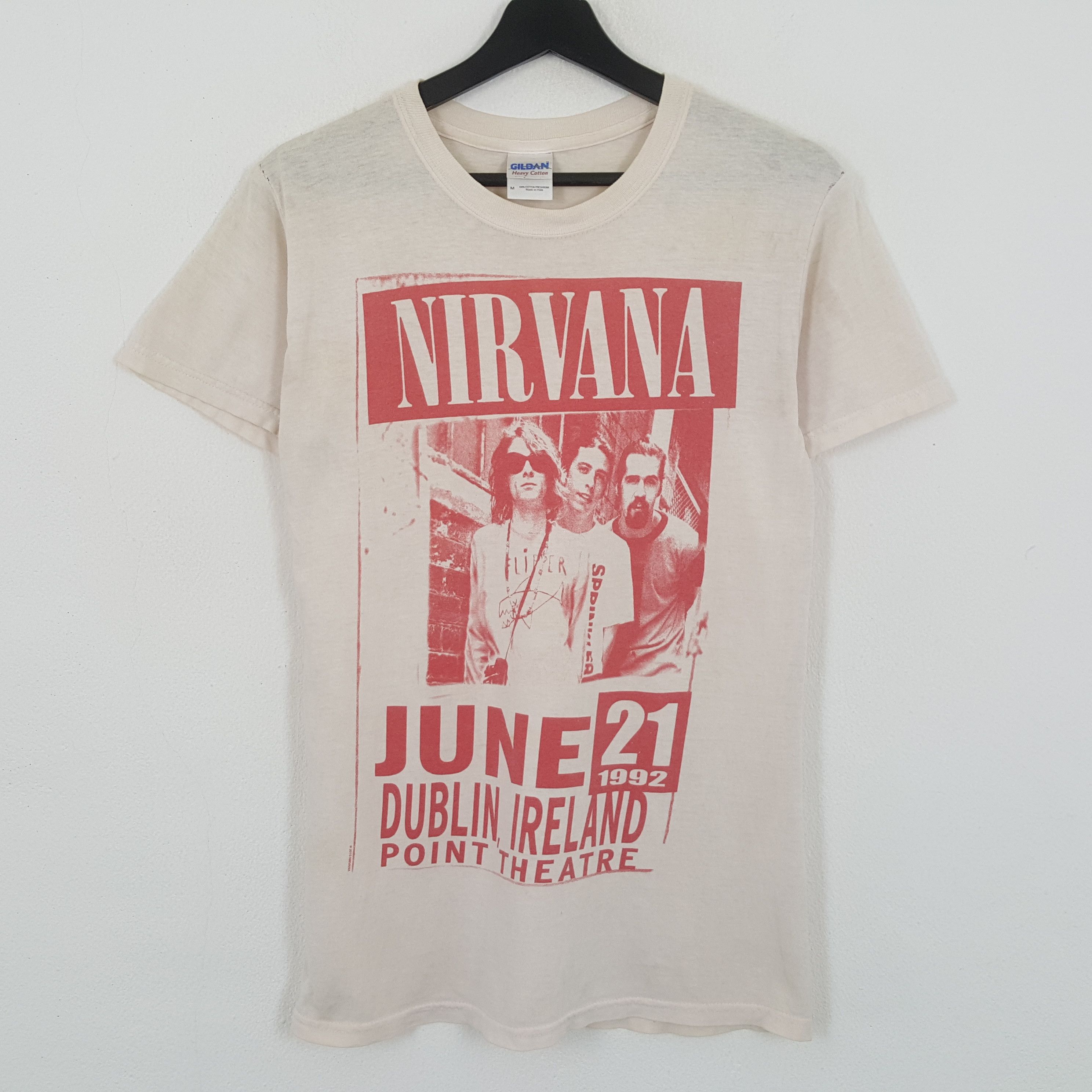 Band Tees × Nirvana × Vintage NIRVANA Rock Band Music Tshirt Size US S / EU 44-46 / 1 - 1 Thumbnail