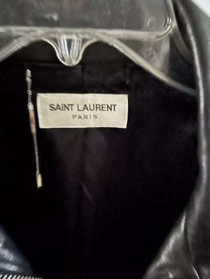 Saint Laurent Paris FW13 Fringe Leather Jacket 56