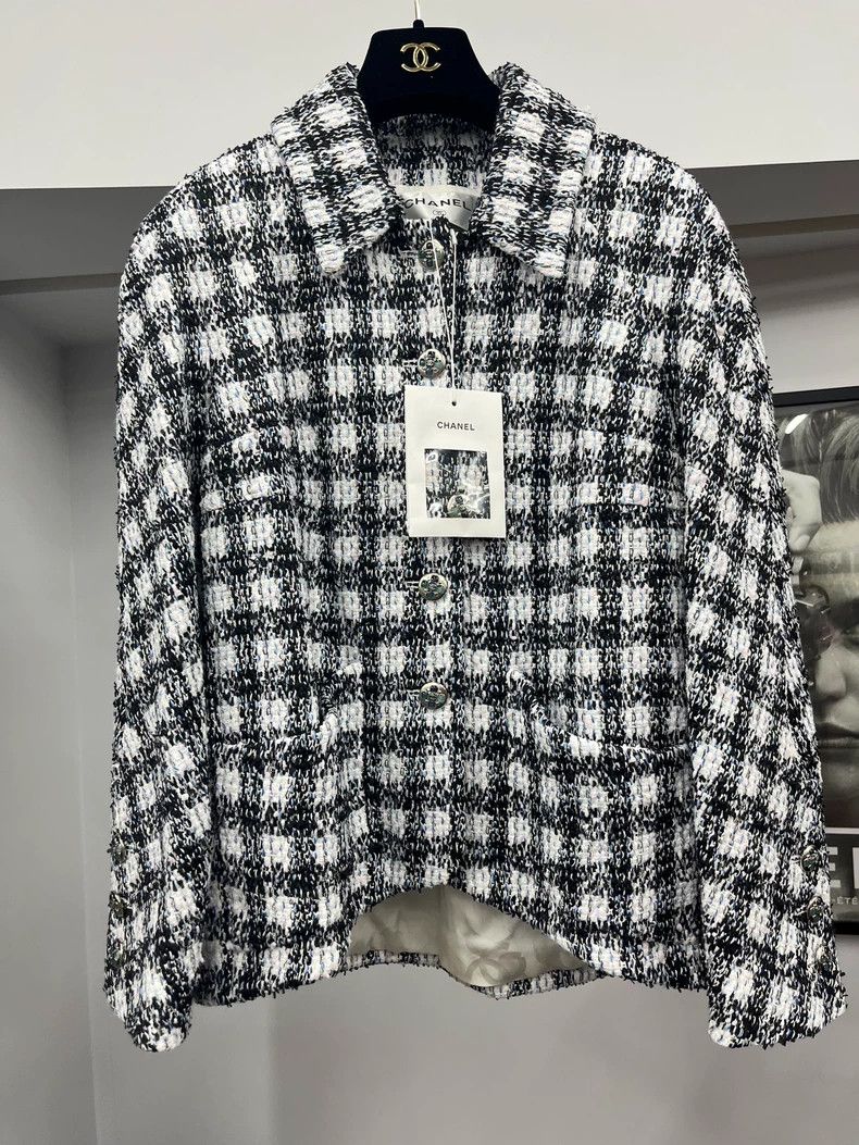 Chanel Chanel 23P plaid jacket Size M / US 6-8 / IT 42-44 - 1 Thumbnail