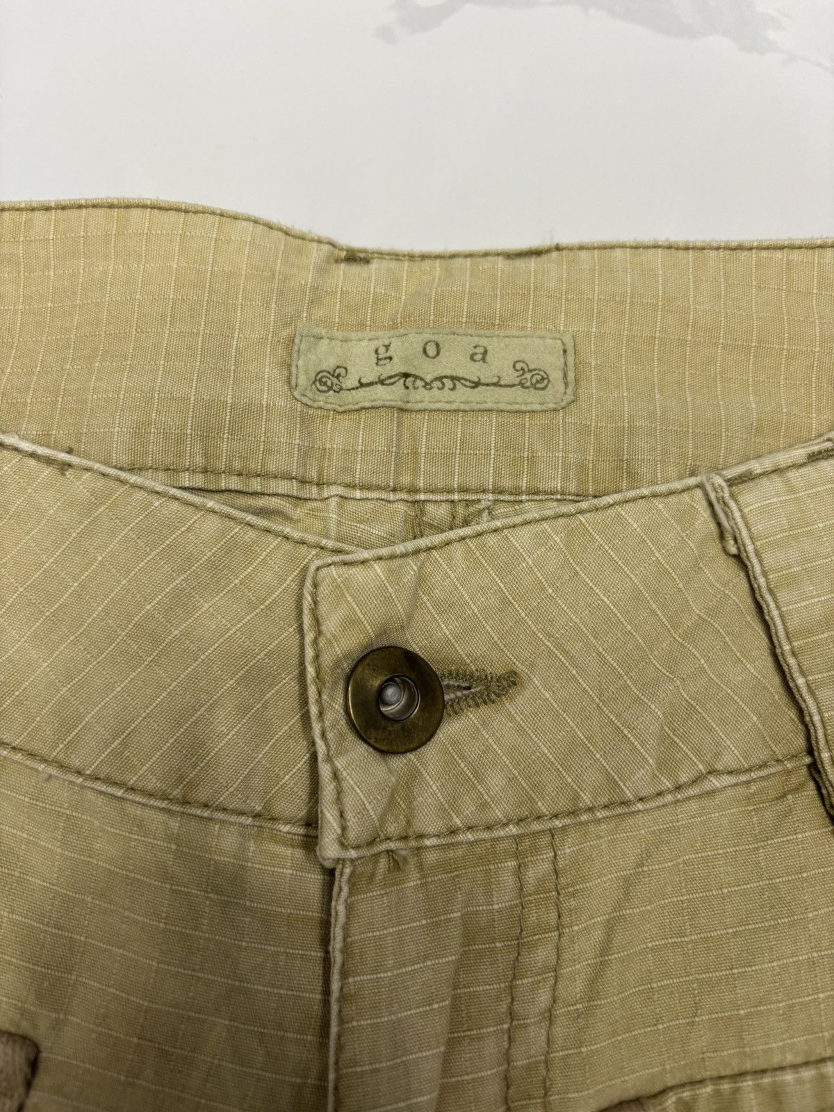 GOA 🔥G.O.A SUPER FLARED PARACHUTE PANTS CARGO LOW RISE Size US 28 / EU 44 - 10 Thumbnail