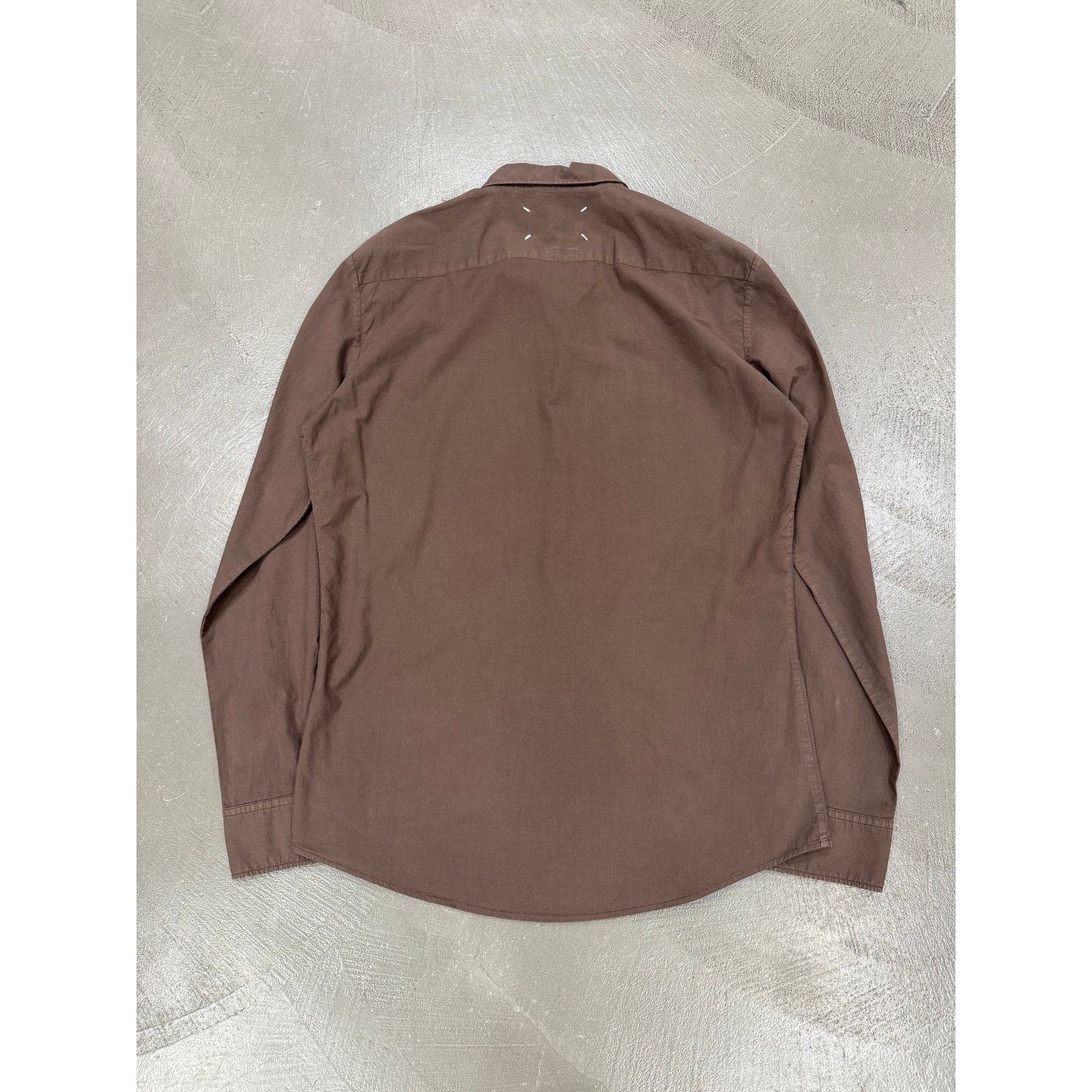 Maison Margiela A/W 2007 Maison Margiela brown shirt Size L / US 10 / IT 46 - 2 Thumbnail