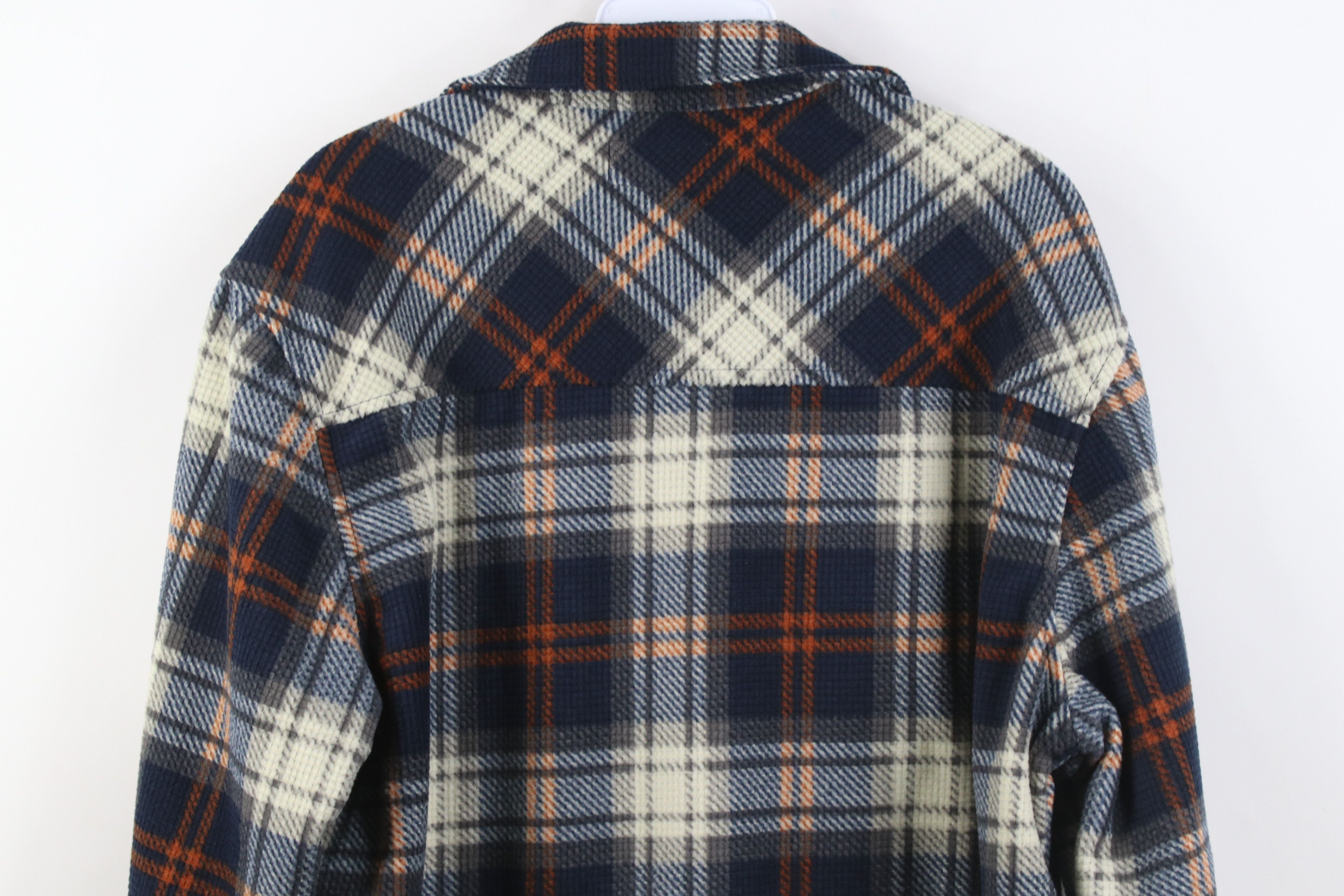 Vintage Vintage Y2K Streetwear Rockabilly Fleece Button Shirt Jacket Size US S / EU 44-46 / 1 - 12 Thumbnail