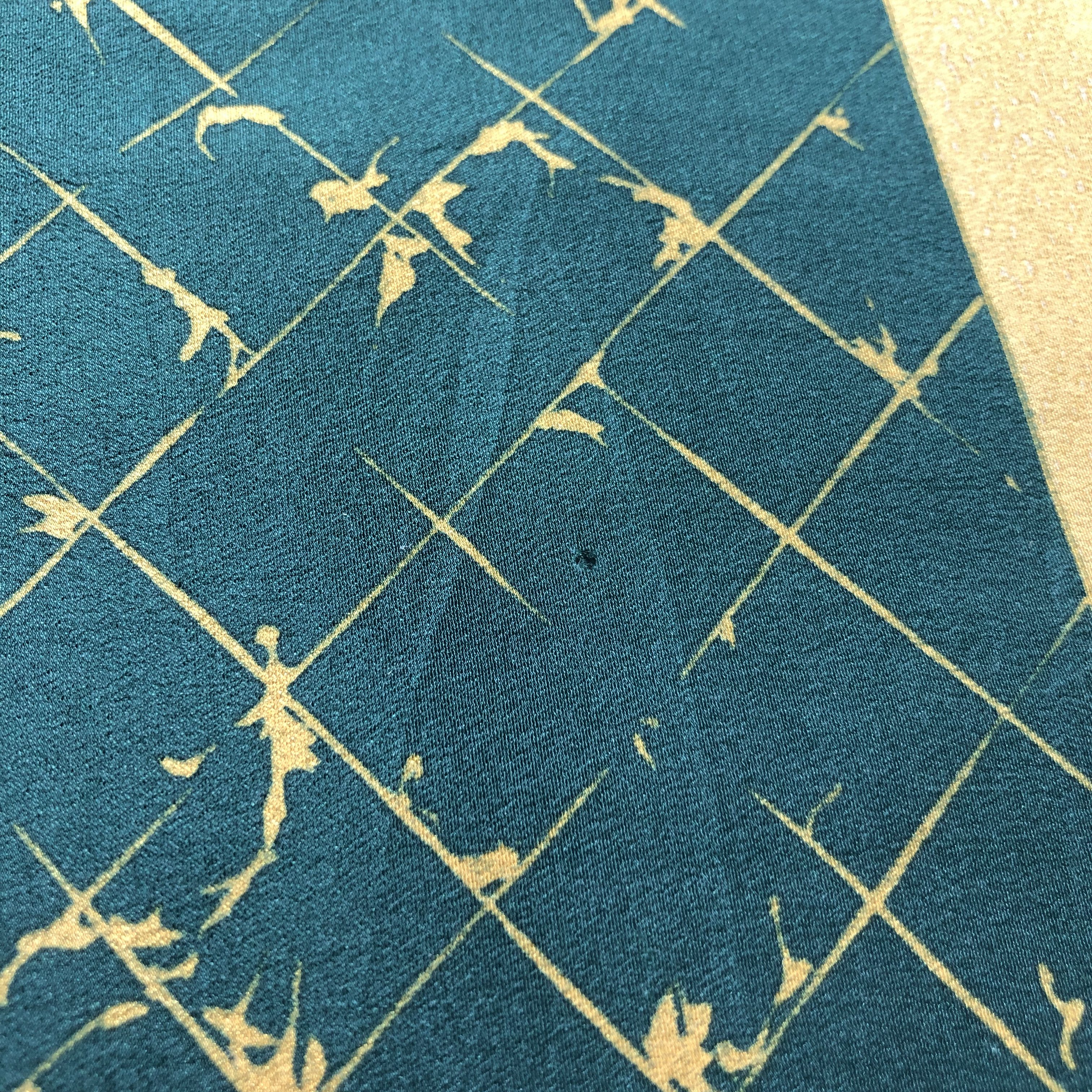 Vintage Vintage Madam Kiyoko Fujin Raijin Silk Scarf M1255 Size ONE SIZE - 8 Thumbnail