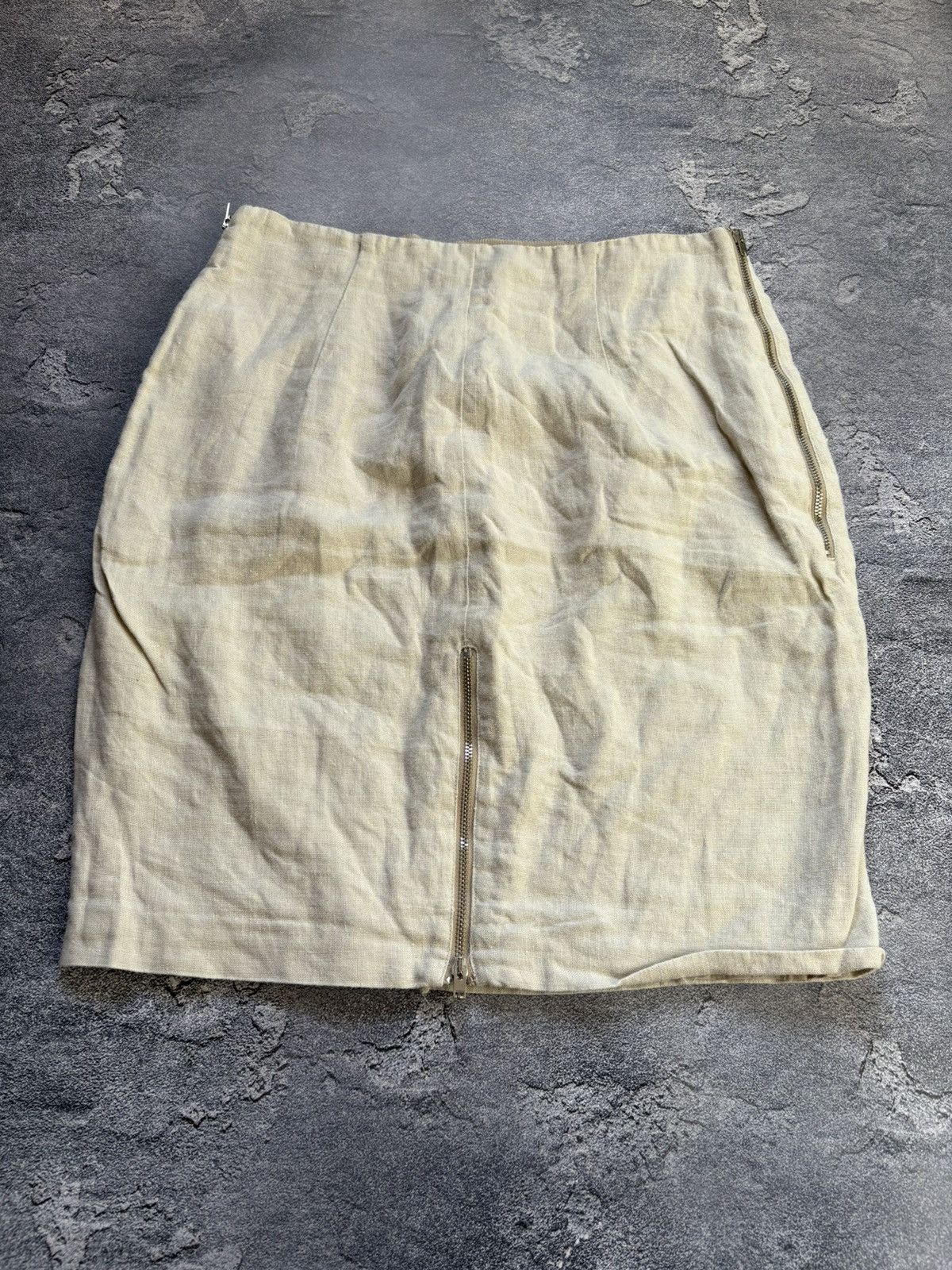 Acne Studios Vintage Acne Studios Ginger Linen PSS12 Skirt Rare Size 26" / US 2 / IT 38 - 2 Thumbnail