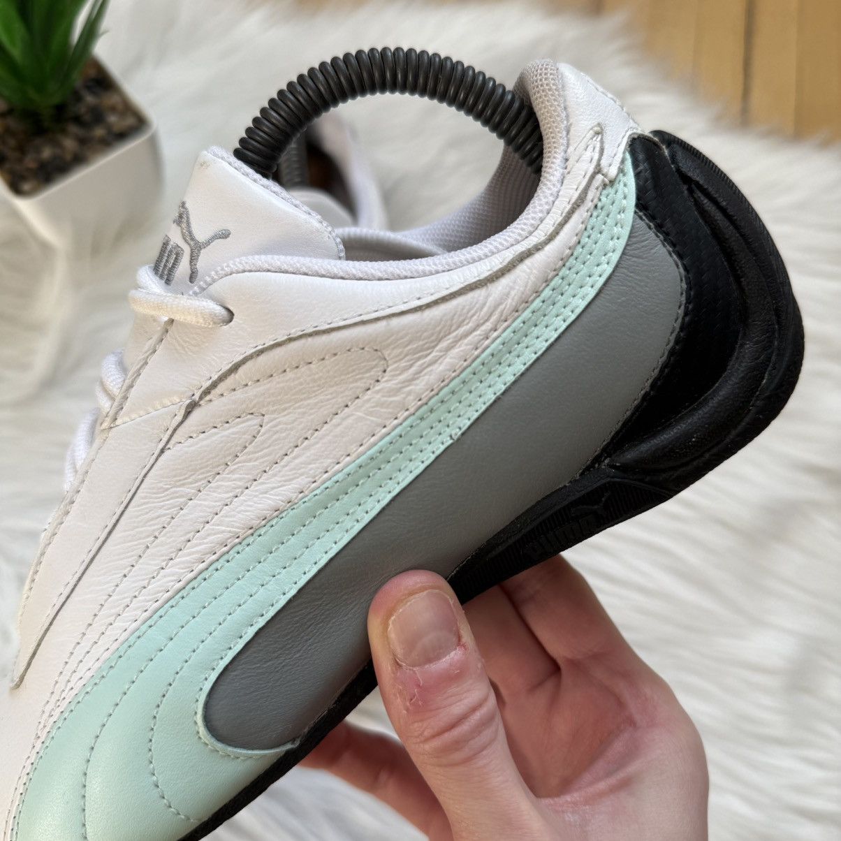 Puma 📌 Vintage Y2K Crazy Puma SpeedCat Leather 00’s Sneakers Size US 6.5 / IT 36.5 - 15 Thumbnail