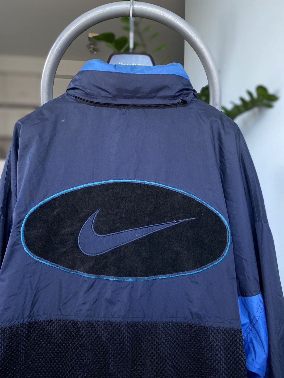 Nike × Vintage Nike Jacket Mens Large Blue Vintage Agassi Challenge Court Size US XL / EU 56 / 4 - 4 Thumbnail