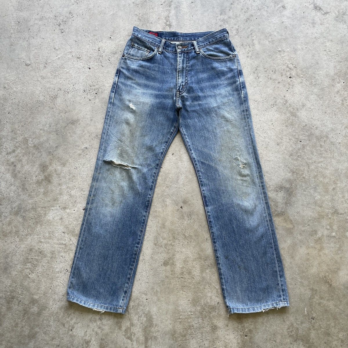 Vintage Edwin 503 MudWash Distressed Jeans Faded Pants W30