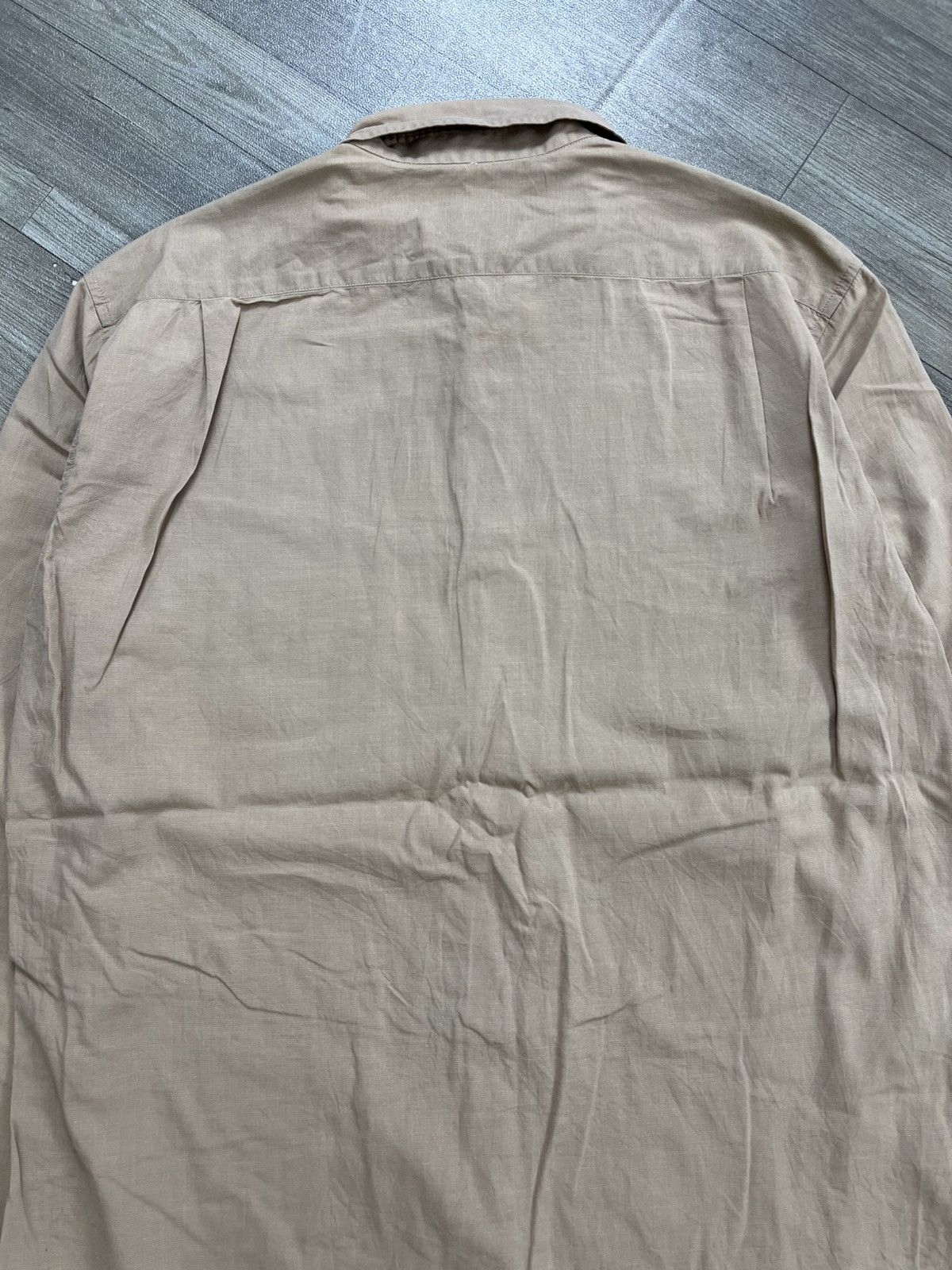 PPFM Vintage PPFM Japan Biege Long Sleeve Button Down Shirt Size US L / EU 52-54 / 3 - 13 Thumbnail