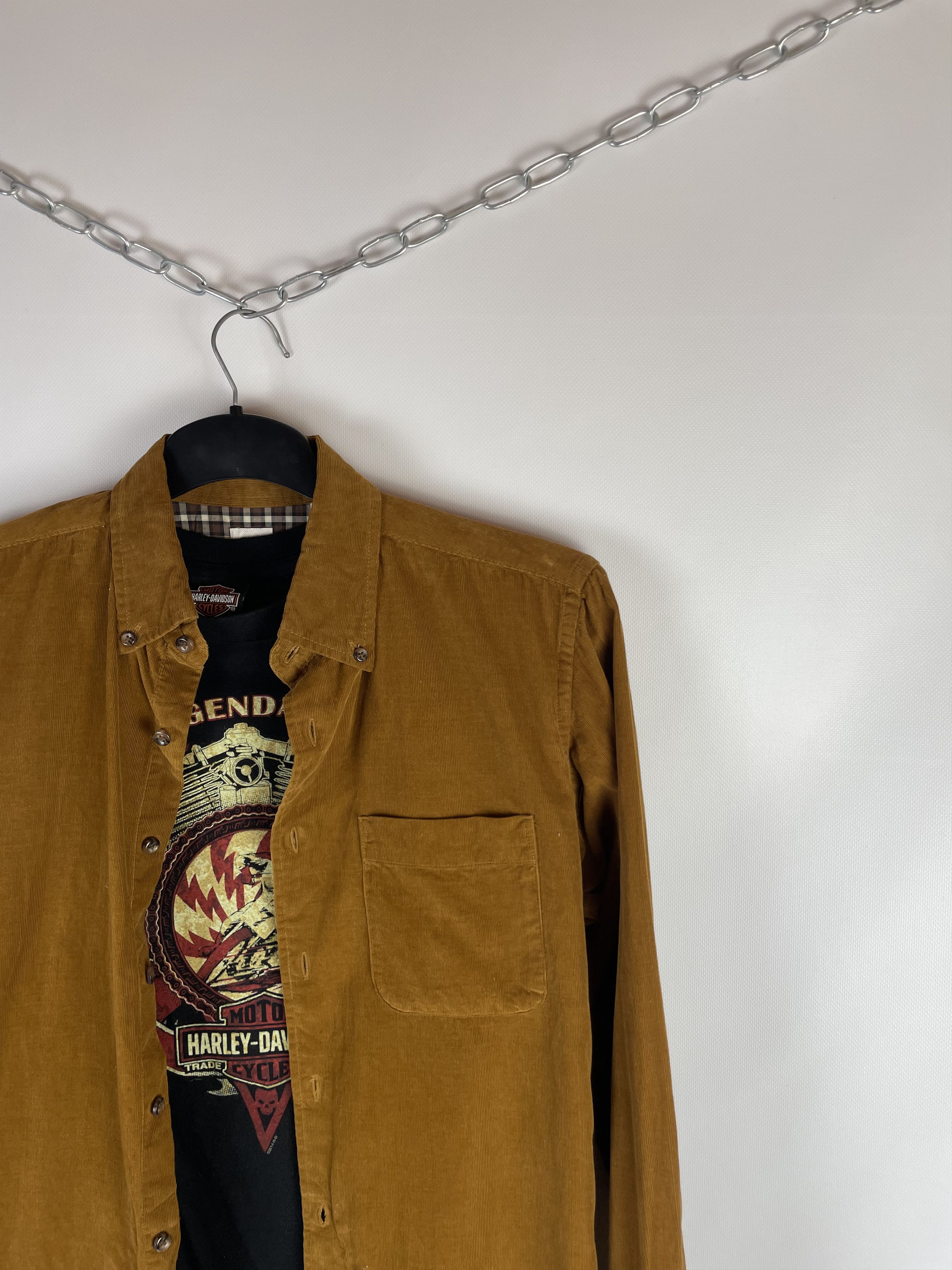 Flannel Flannel Uniqlo Corduroy Vintage Mens Shirt Size US L / EU 52-54 / 3 - 3 Thumbnail