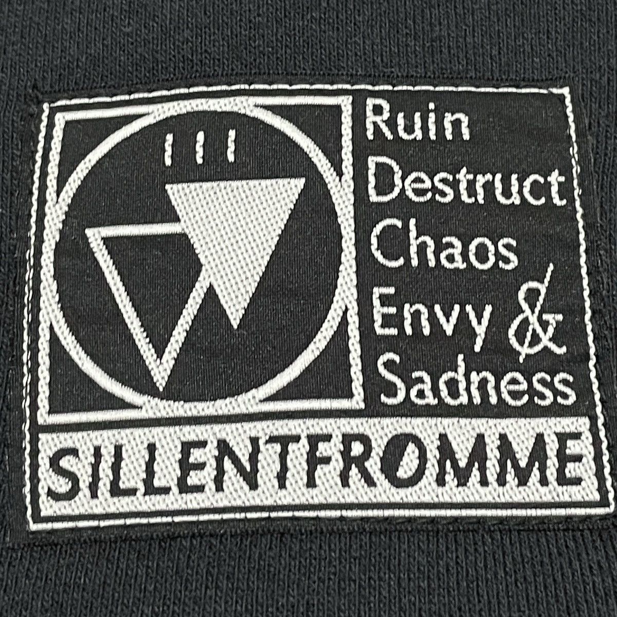 Japanese Brand Rare Design Japanese Brand Silent From Me Sweatshirt 2000s Size US XXL / EU 58 / 5 - 9 Thumbnail