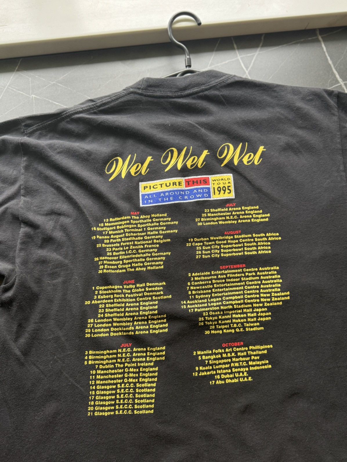 Band Tees Vintage 90s Wer Wet Wet Soft Rock Scotish Band Tee Size US L / EU 52-54 / 3 - 8 Thumbnail