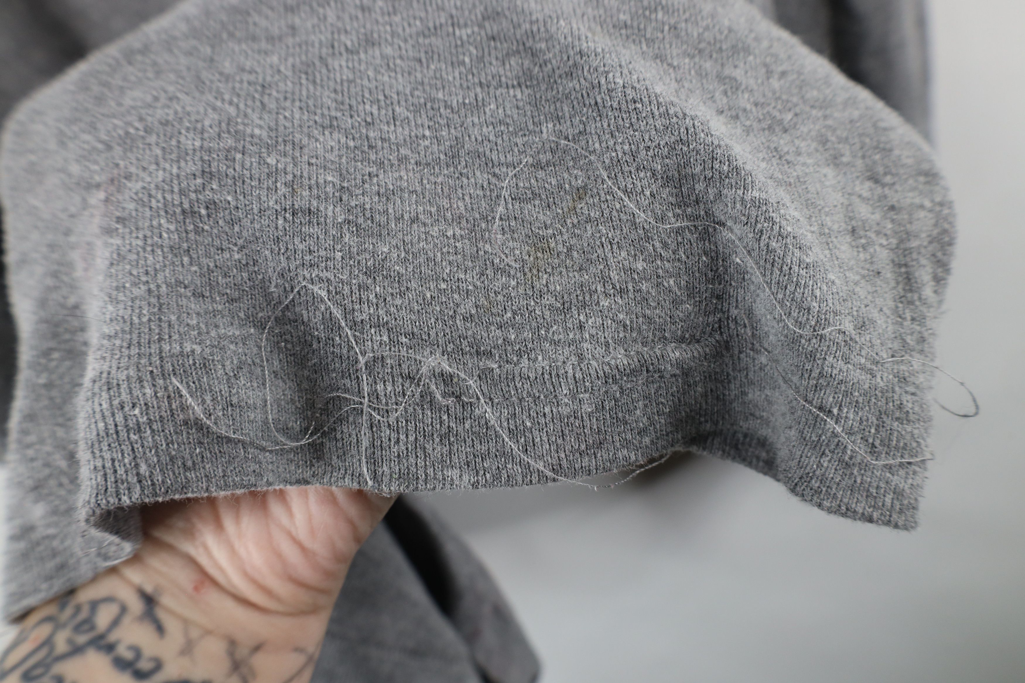 Vintage Vintage 90s Streetwear Knit Long Sleeve Henley T-Shirt Size US XXL / EU 58 / 5 - 5 Thumbnail