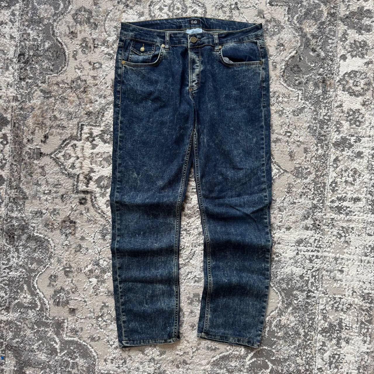 Dolce & Gabbana Dolce Gabbana Vintage Washed Stretch Retro Glam Denim Jeans Size 26" / US 2 / IT 38 - 1 Thumbnail