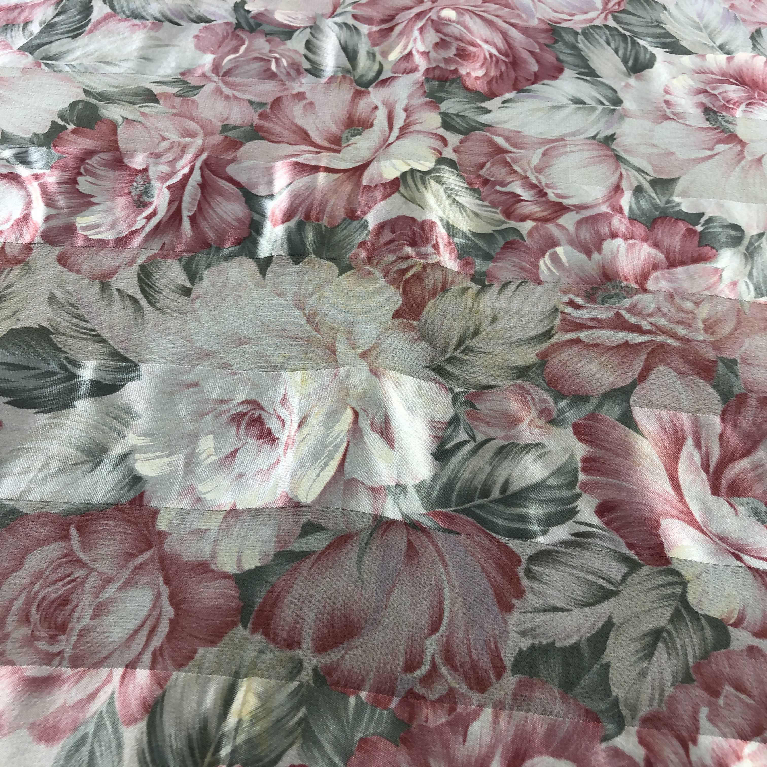 Japanese Brand Vintage Jun Ashida Floral Silk Scarf M1334 Size ONE SIZE - 8 Thumbnail