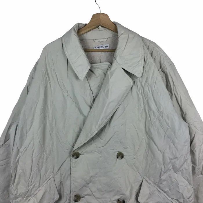 Calvin Klein CALVIN KLEIN CK Trench Pea Coat Parka Windbreaker Jacket Size L / US 10 / IT 46 - 3 Thumbnail