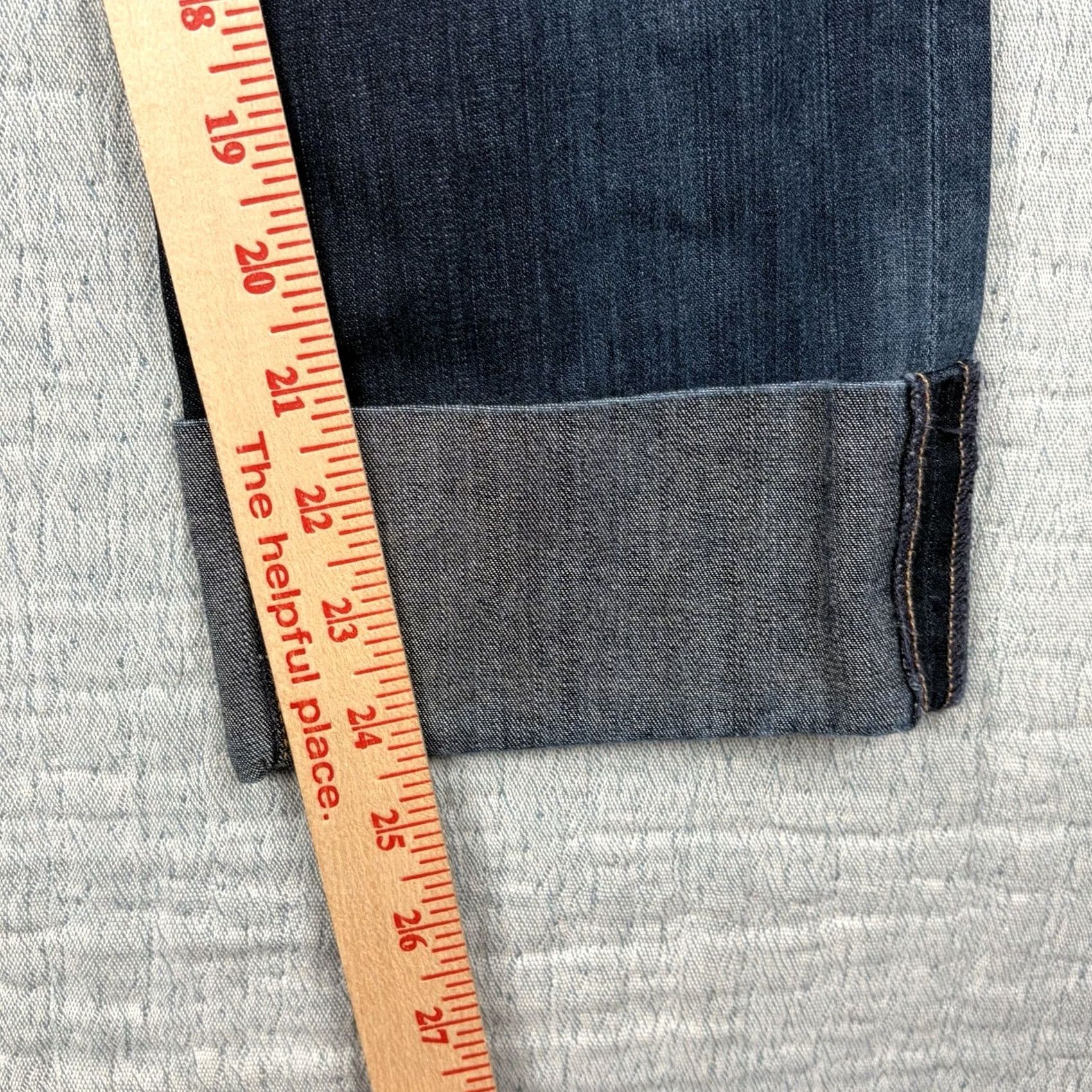 Citizens Of Humanity Citizens of Humanity Jeans Cropped Straight Leg Women's Size 30 Blue Denim Dark Wash Spandex Cotton Pockets Stretch Modern 90s** Size 30" / US 8 / IT 44 - 3 Thumbnail