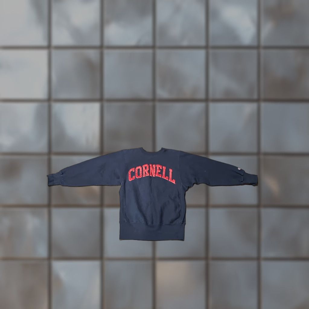 Champion VINTAGE Champion Sweatshirt CORNELL University Blue M Mens Long Sleeve Crew Neck Graphic Print Size US M / EU 48-50 / 2 - 1 Thumbnail